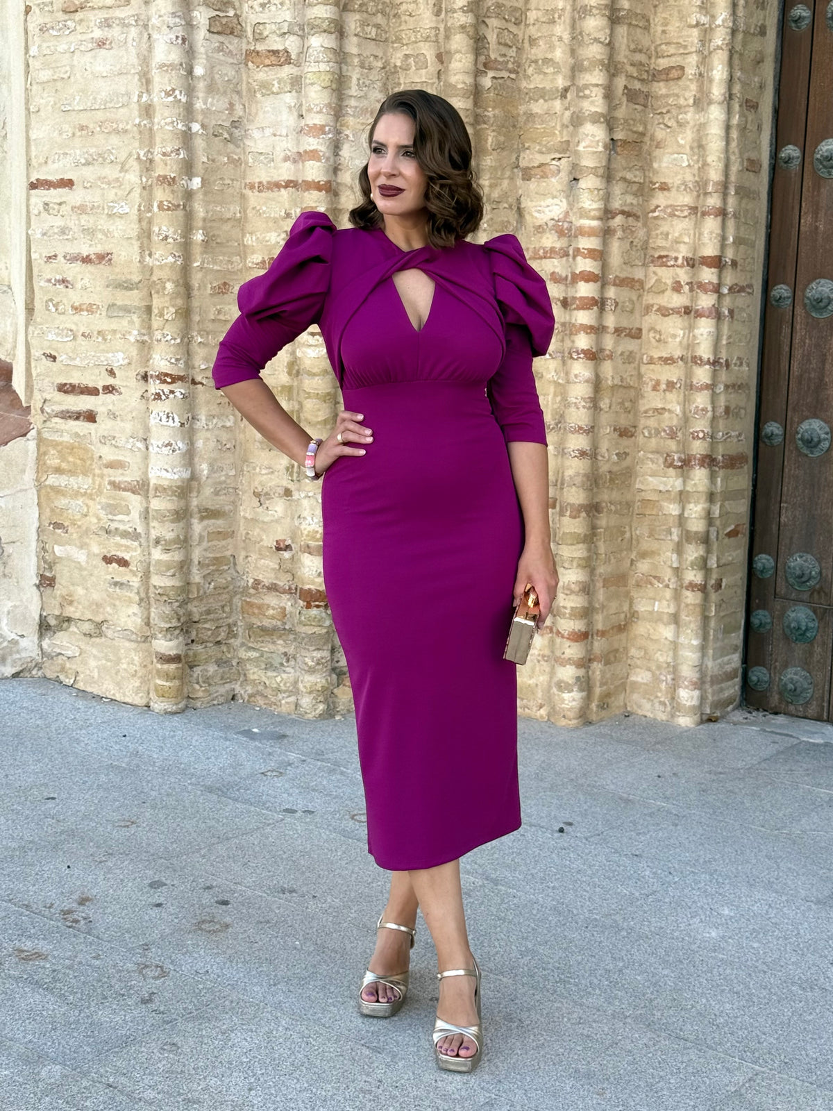 Vestido Leo Buganvilla