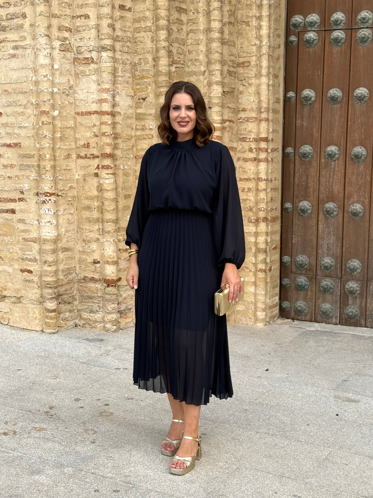 Vestido Julieta Azul Marino