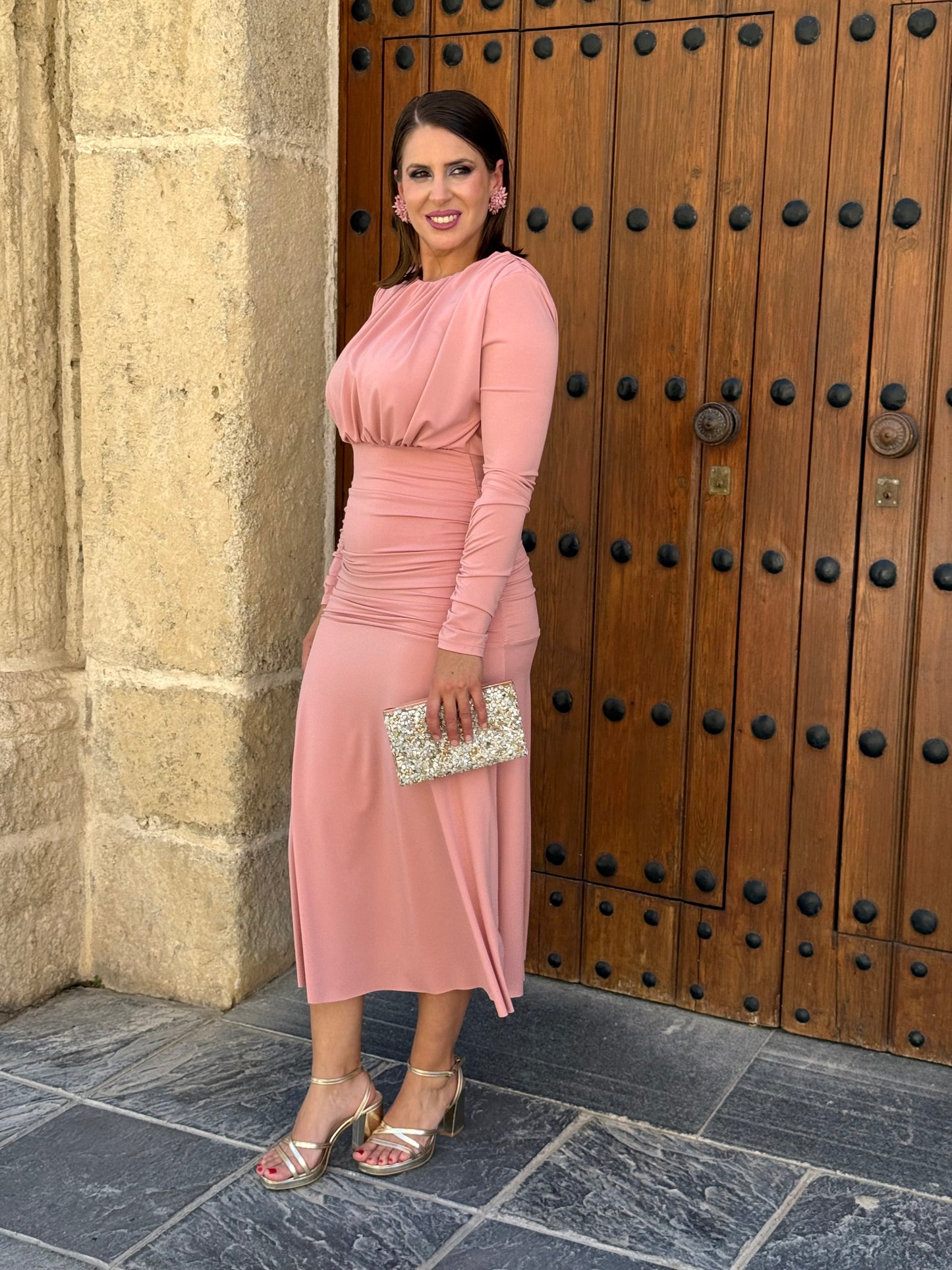 Vestido Burano Rosa