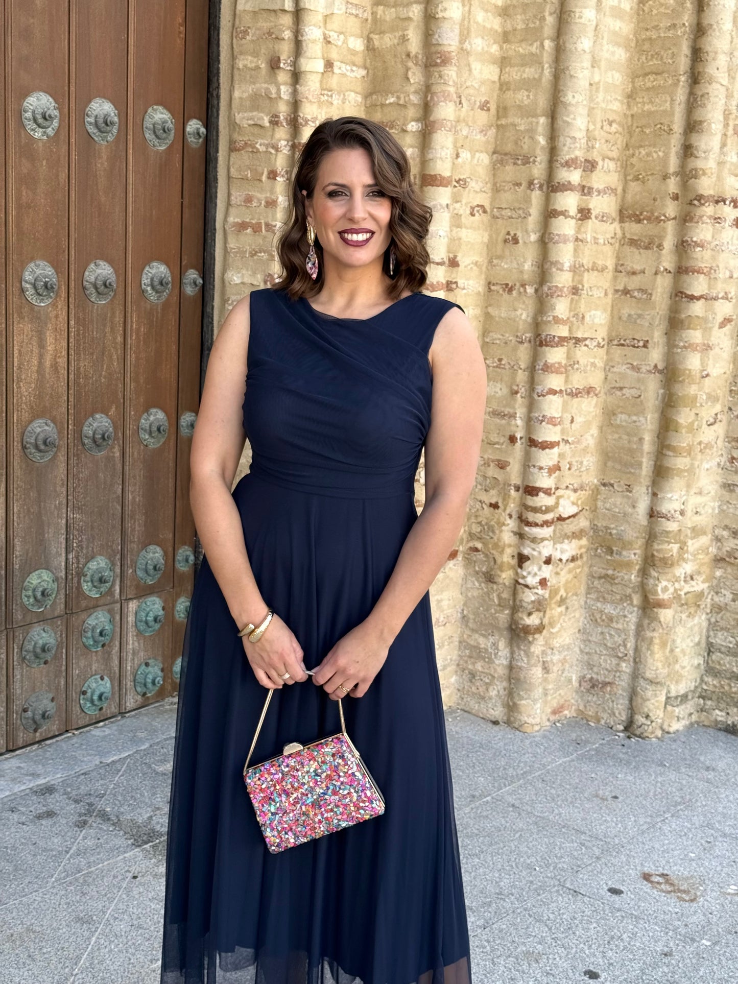 Vestido Dulcinea Azul Marino
