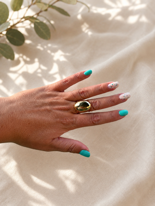 Anillo Dome Dorado