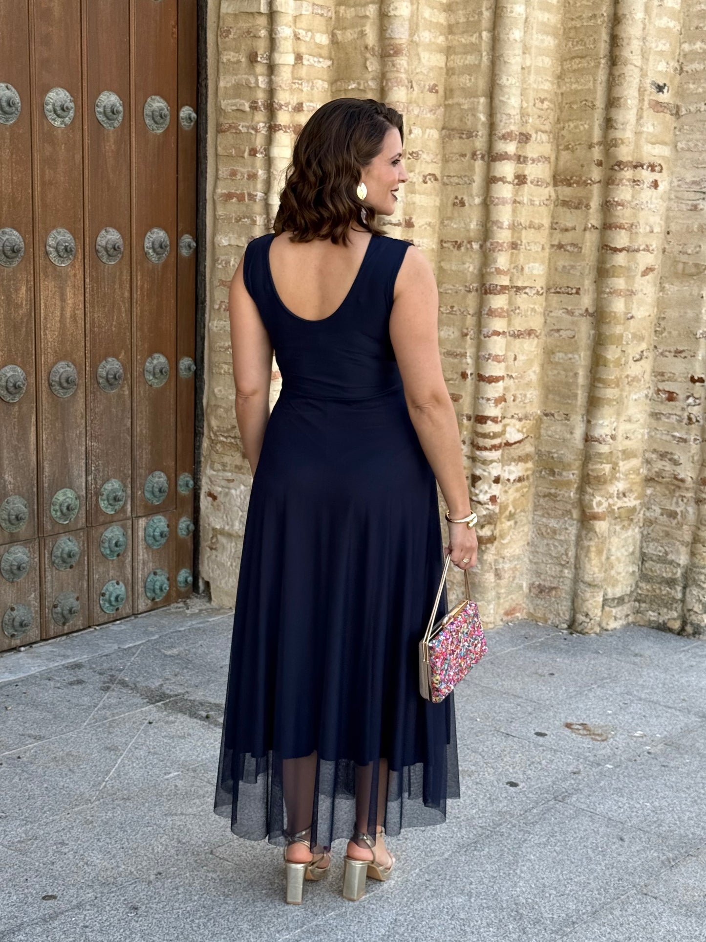Vestido Dulcinea Azul Marino