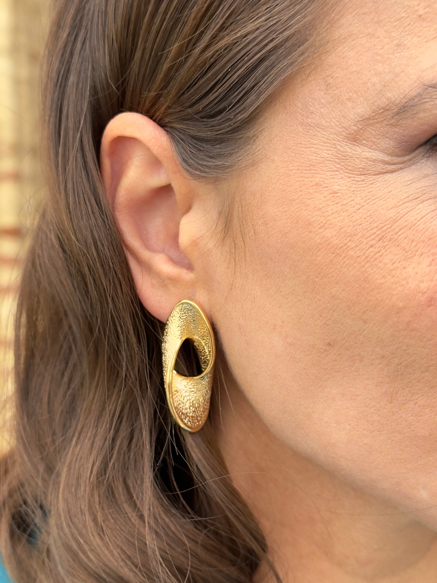 Pendientes Canarias Dorado