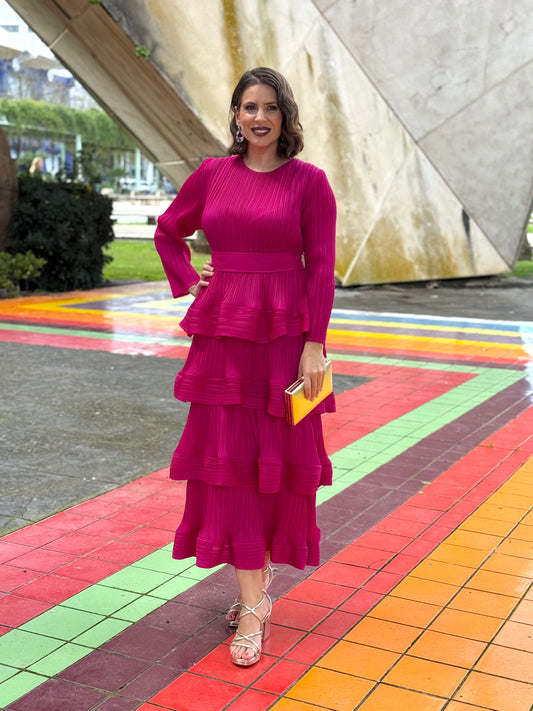 Vestido Lucrecia Fucsia