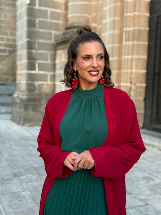 Kimono Gasa Burdeos