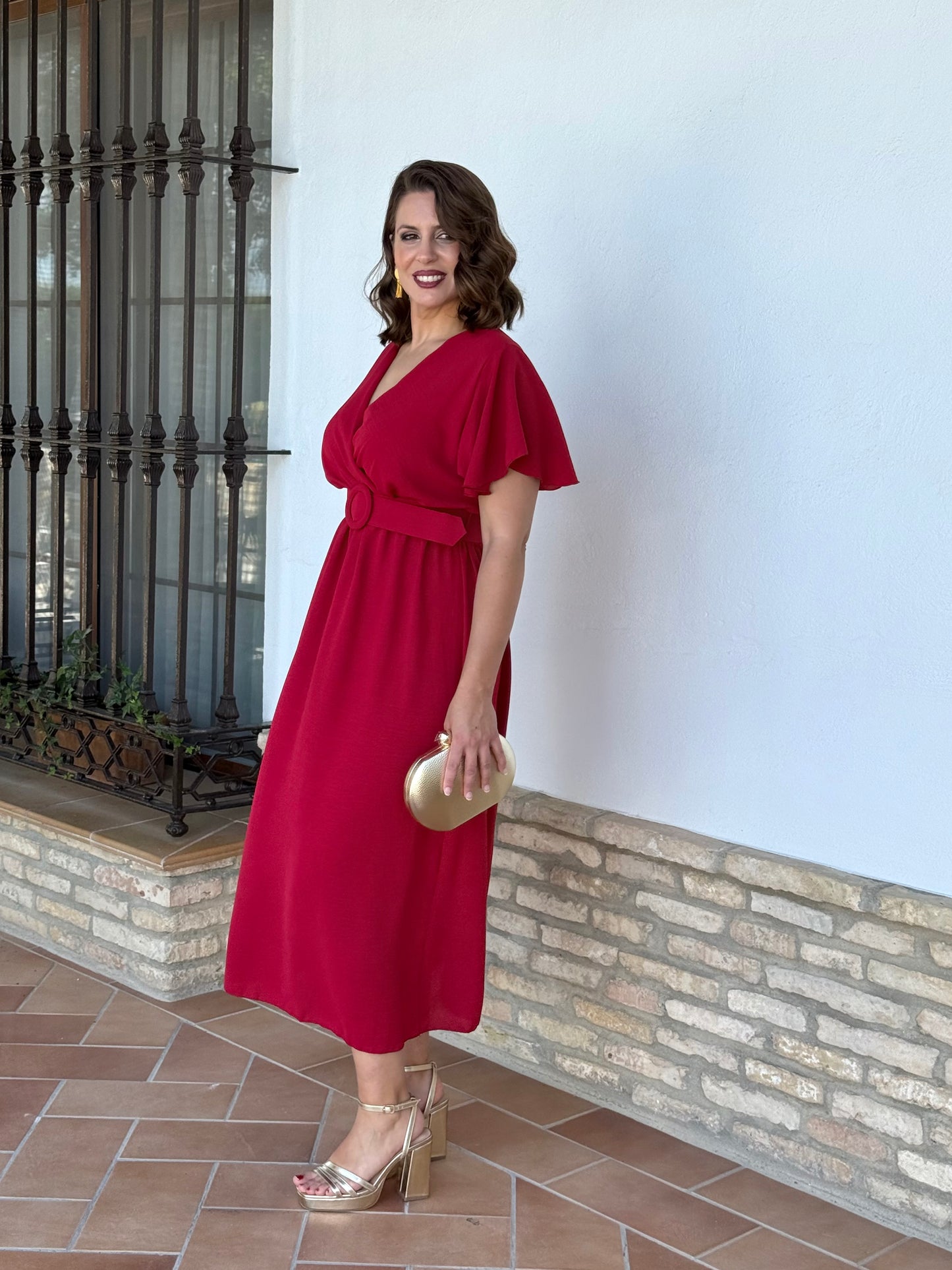 Vestido Ana Rojo