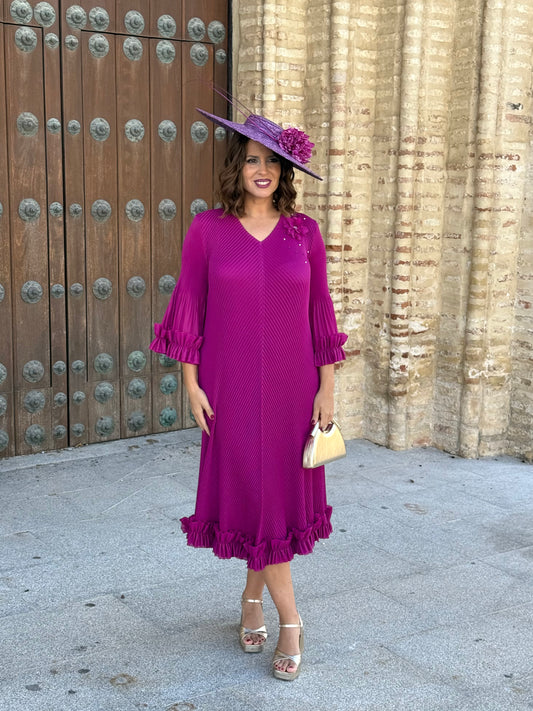 Vestido Lourdes Buganvilla
