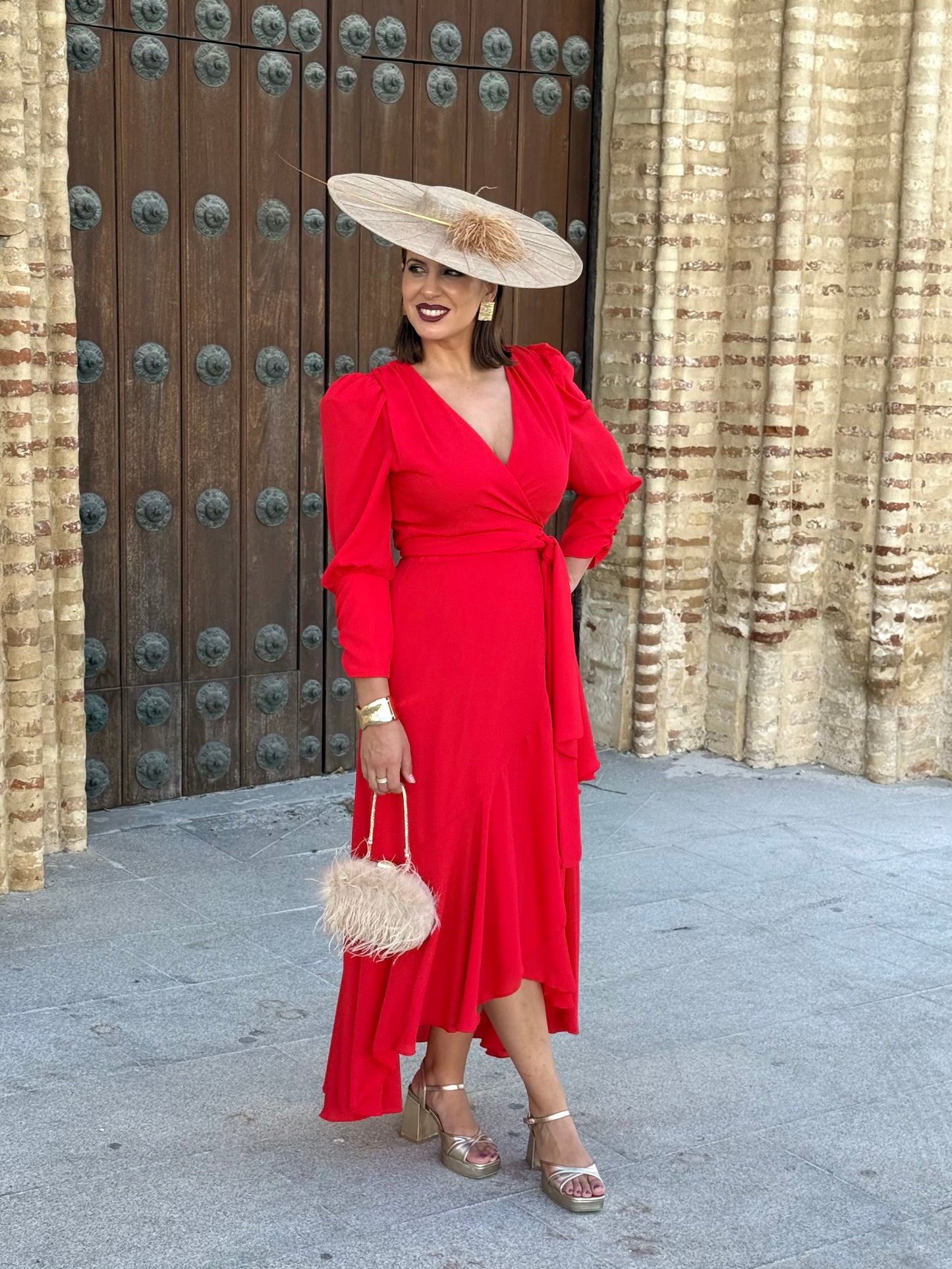 Vestido Isabela Rojo