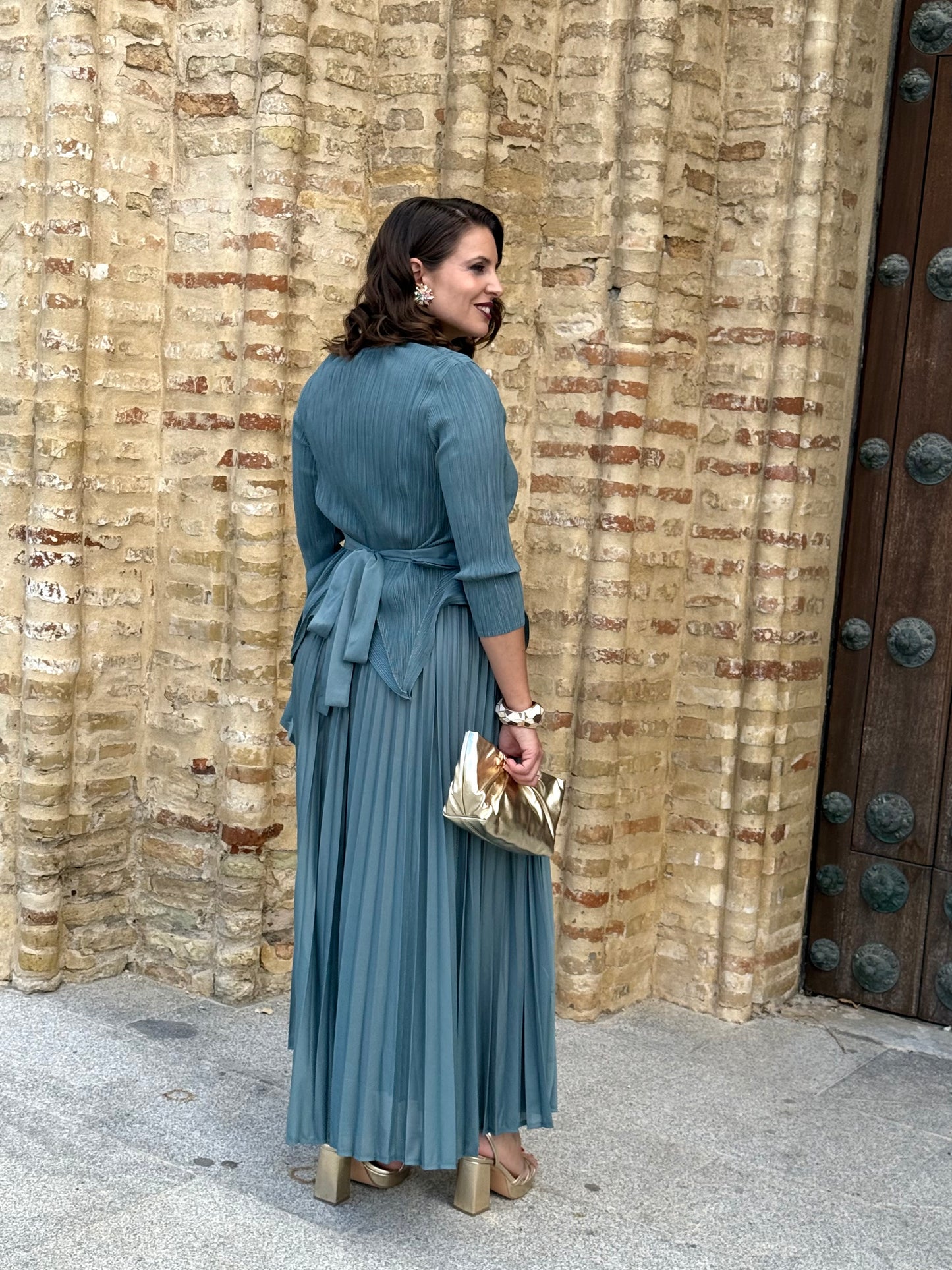 Conjunto Évora Azul empolvado