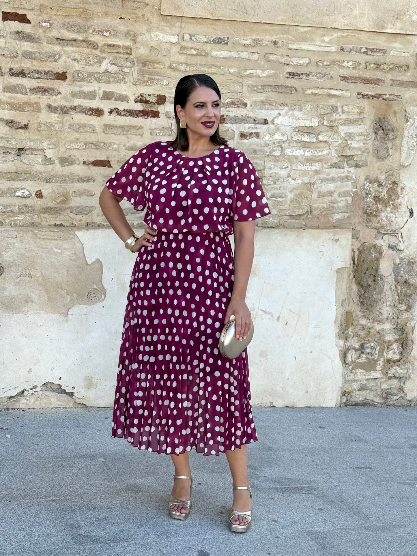 Vestido Bruma Lunar Buganvilla