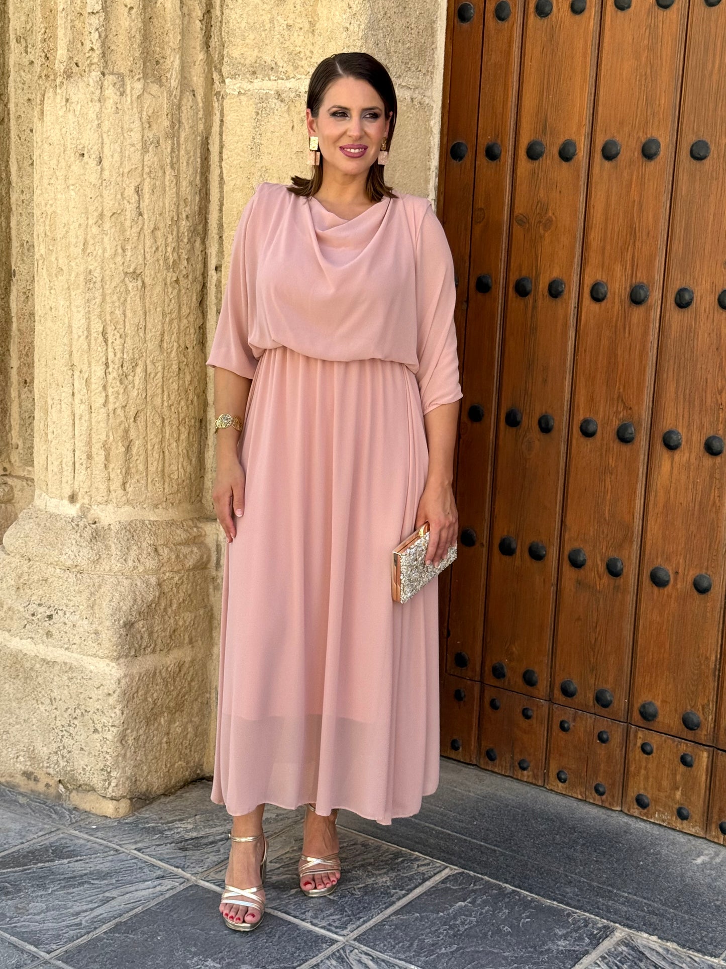 Vestido Miriam Rosa