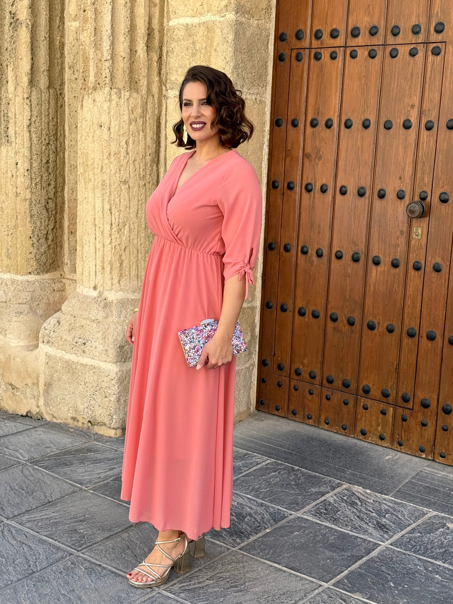 Vestido Indiana Coral