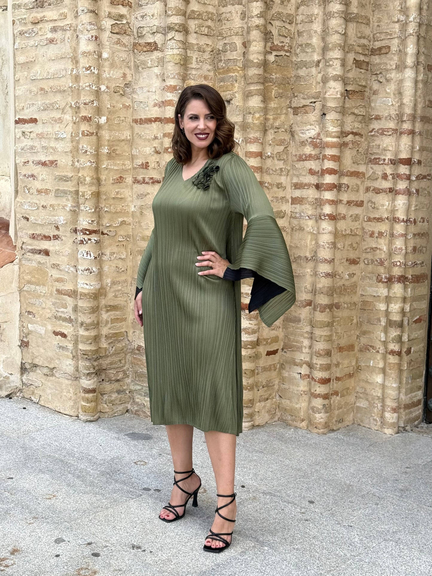 Vestido Miranda Verde Kaki