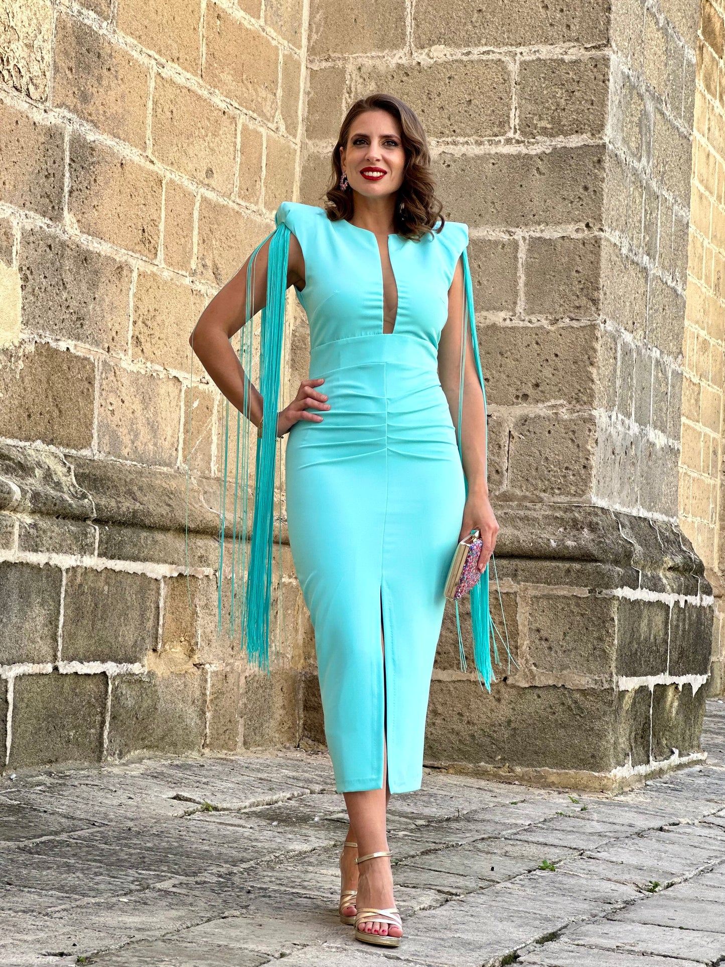 Vestido Brisa Agua Mar
