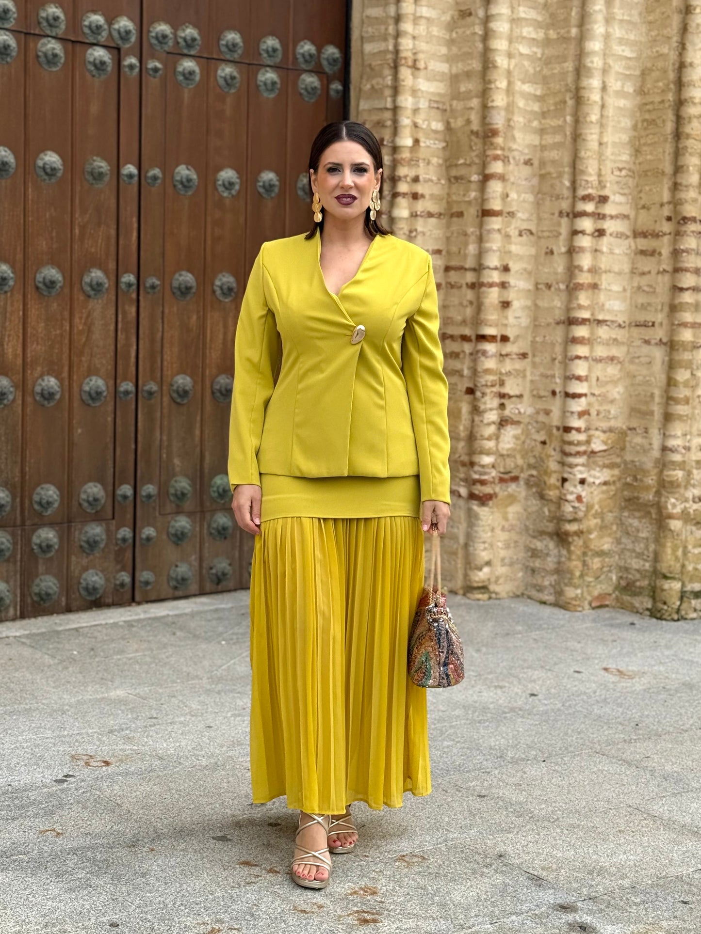 Conjunto Lunaria Amarillo