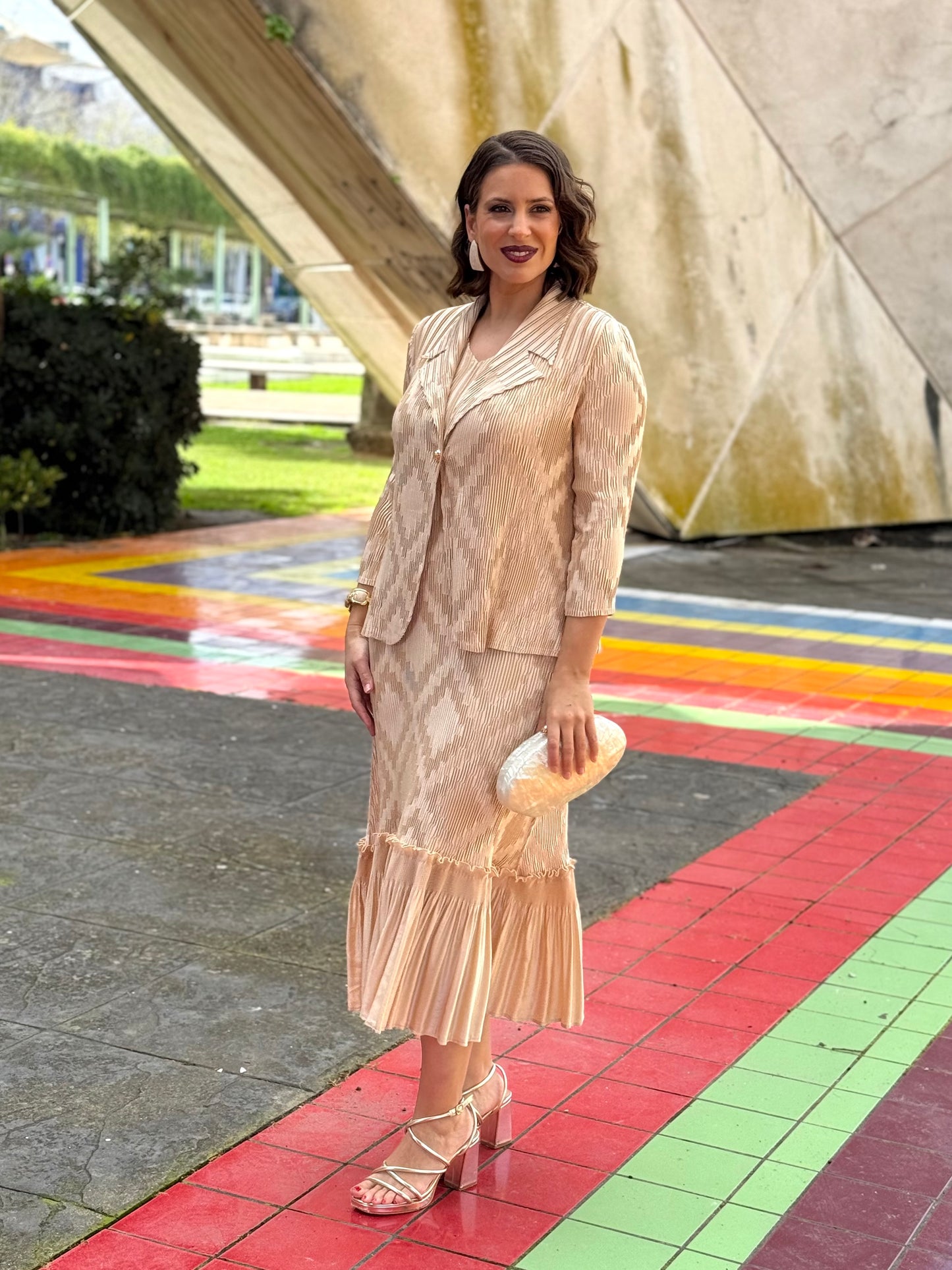 Conjunto Verena Champagne