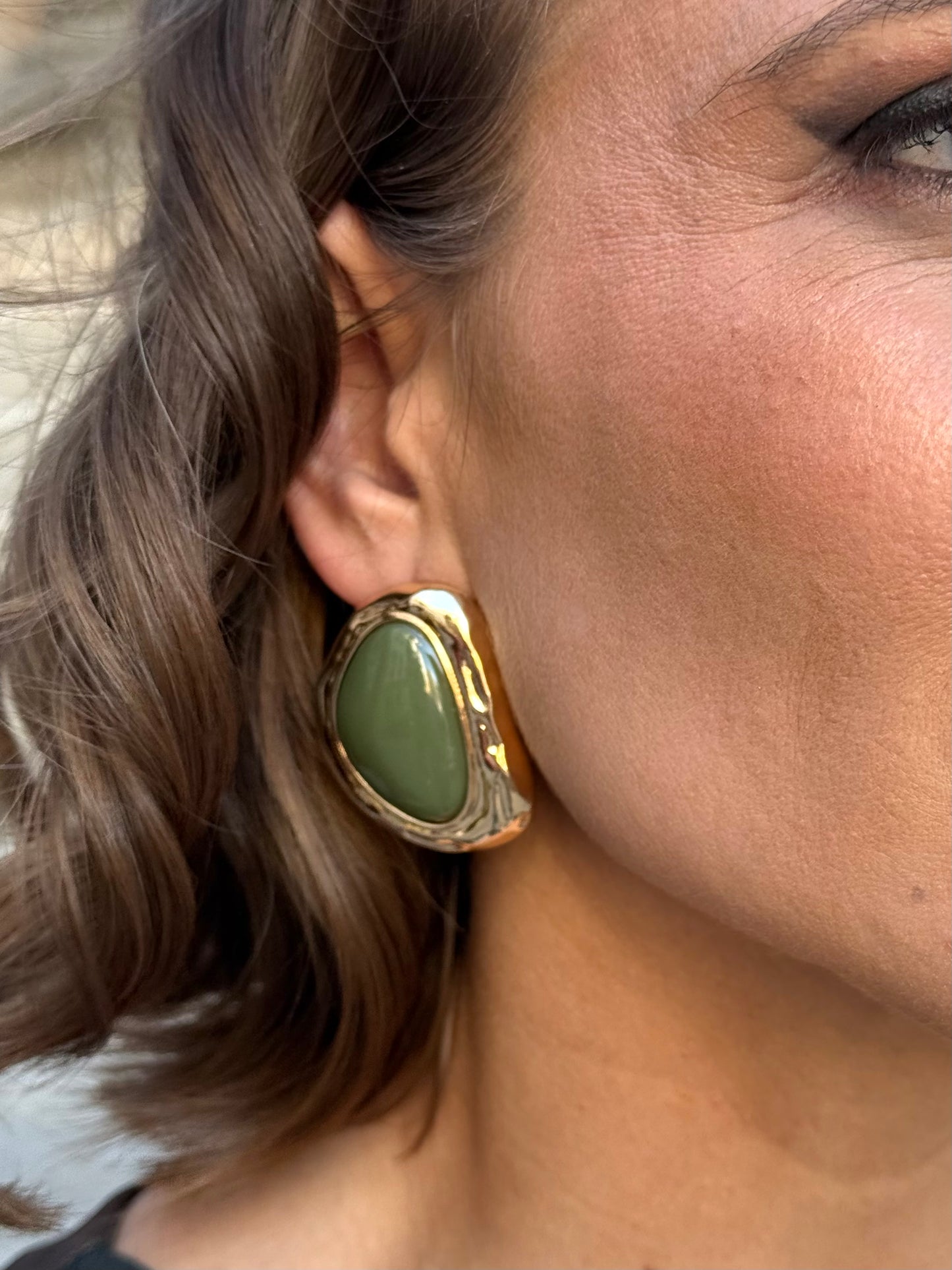 Pendientes Roma Kaki