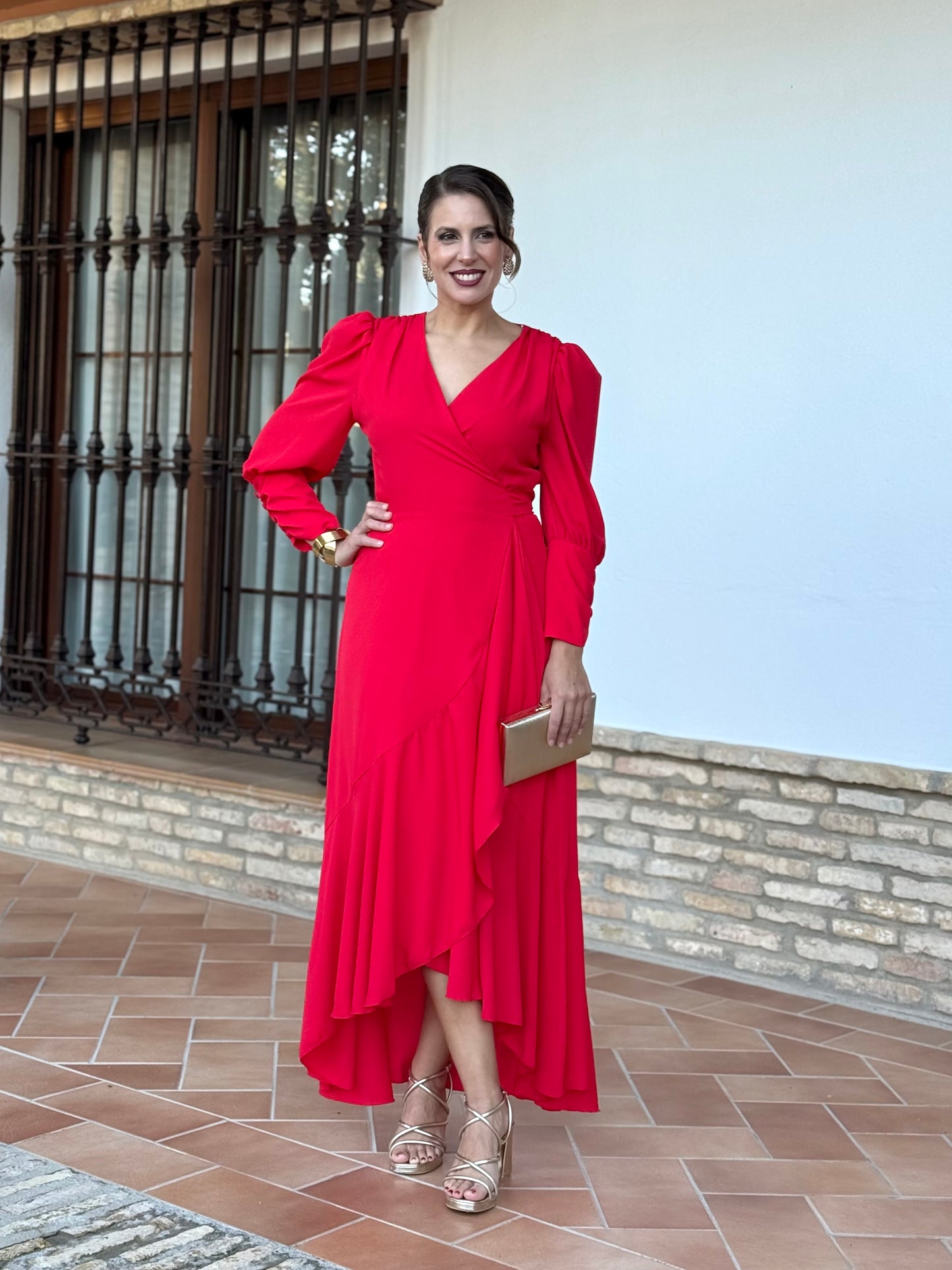 Vestido Isabela Rojo