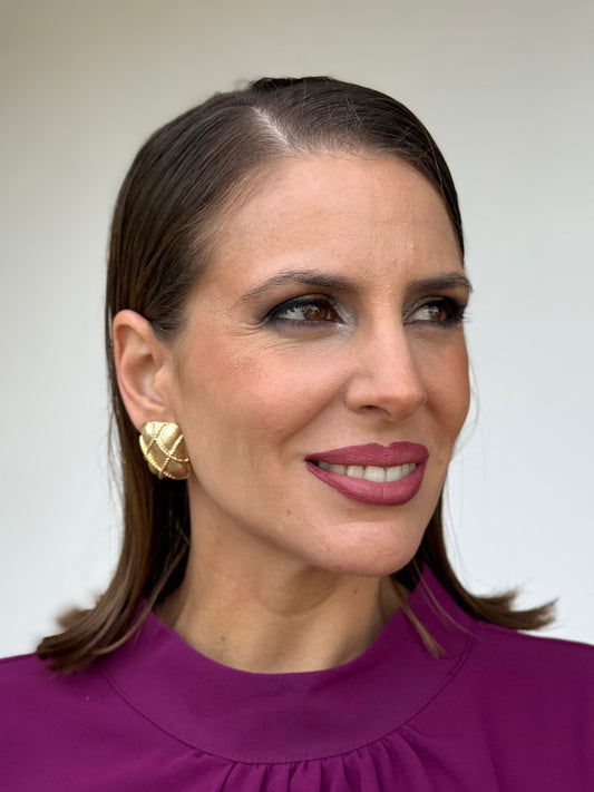 Pendientes Leo Dorado