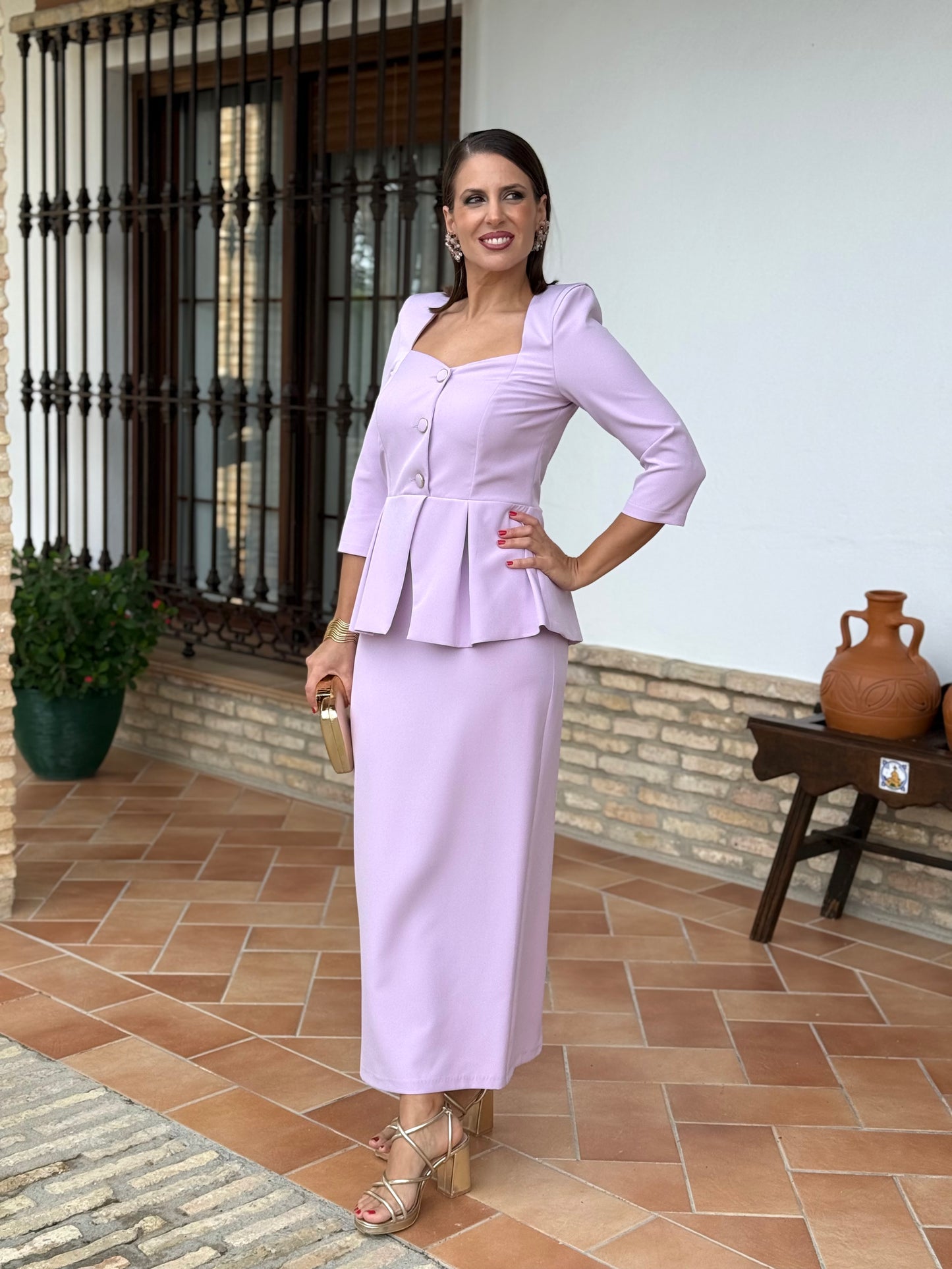 Vestido Soleá Malva