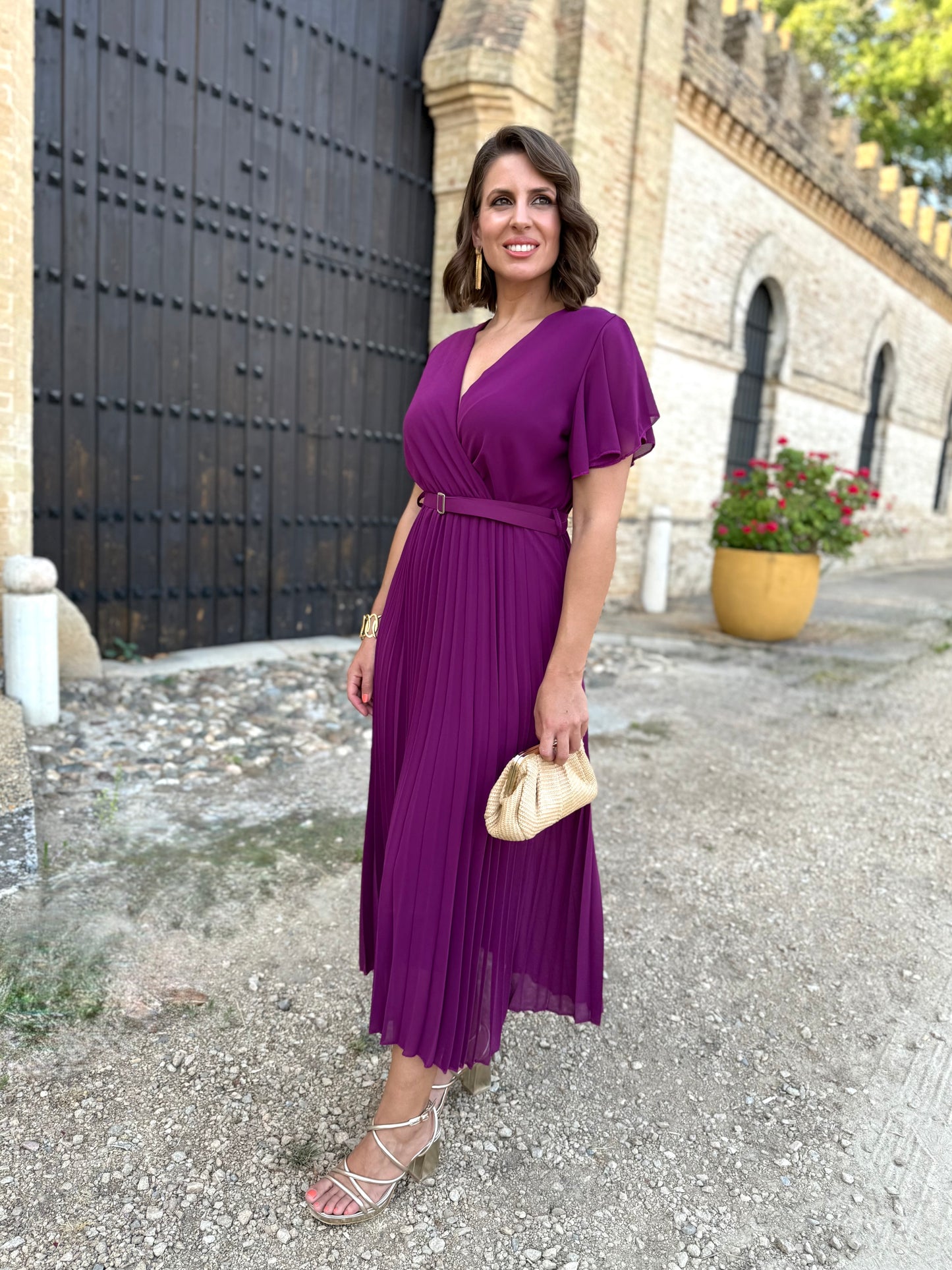 Vestido Valeria Buganvilla