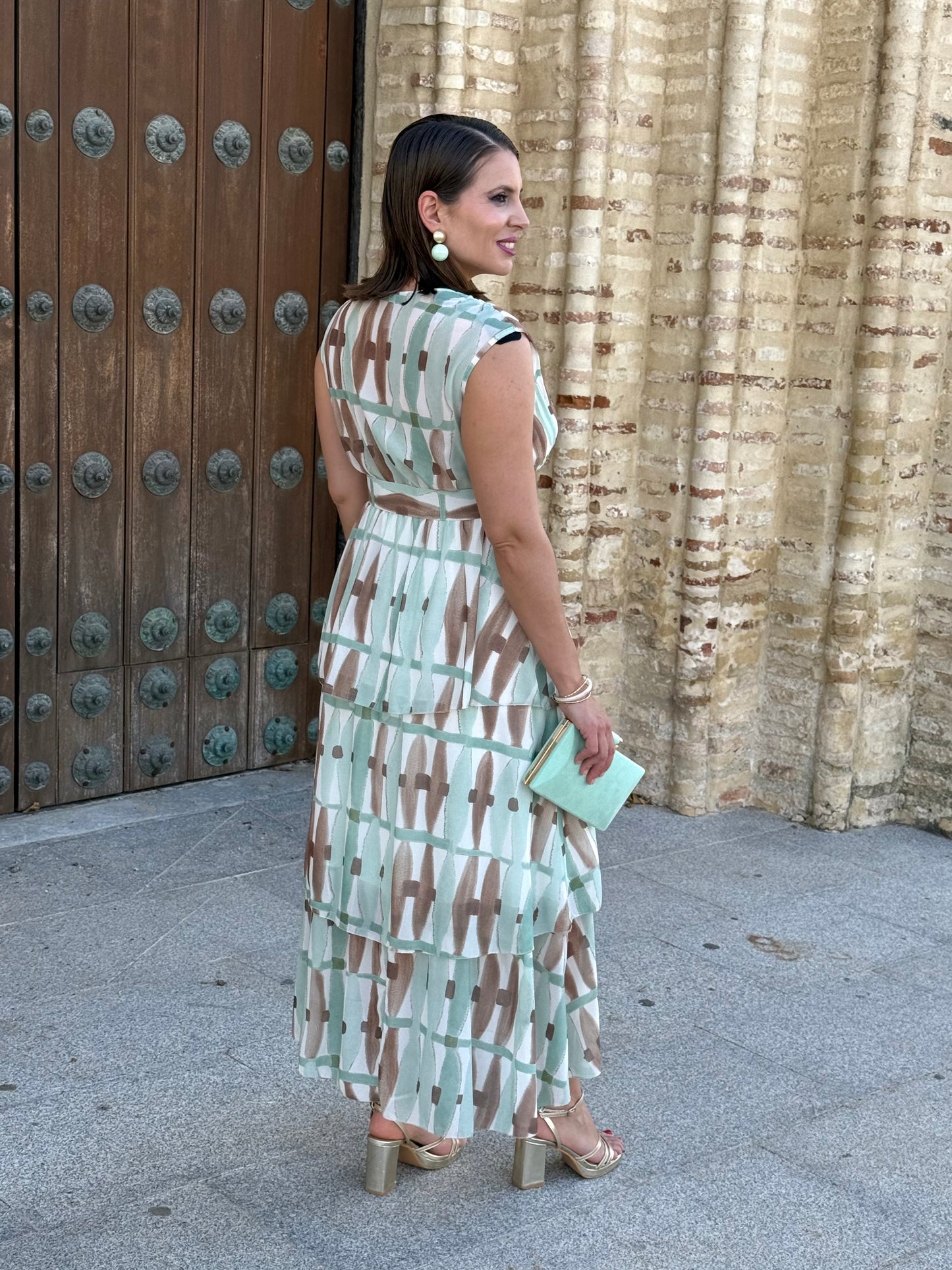 Vestido Almara Verde agua