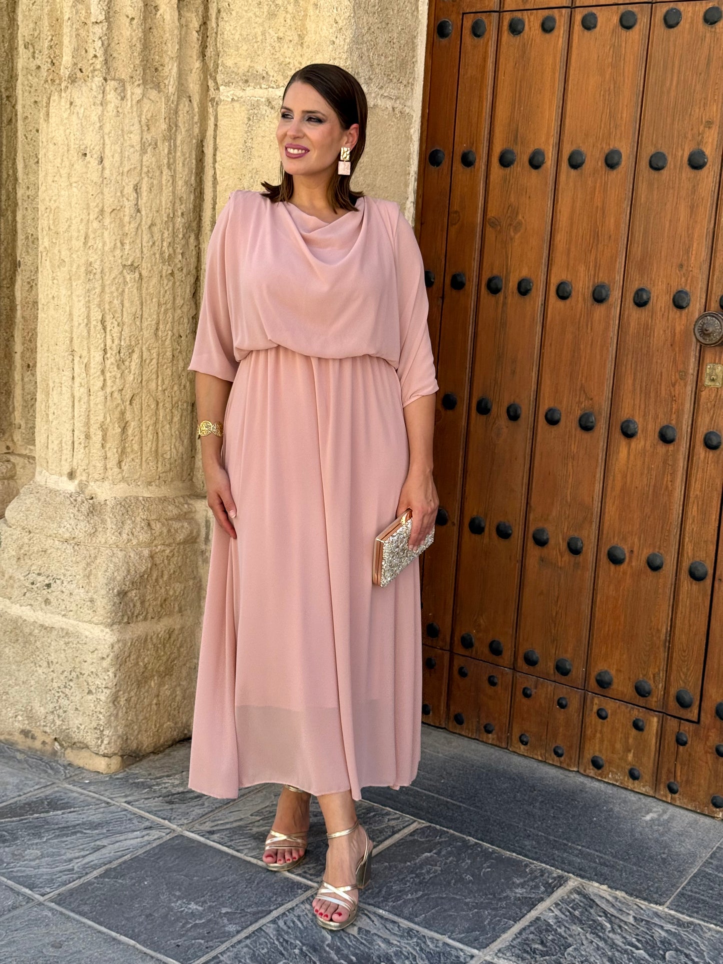 Vestido Miriam Rosa