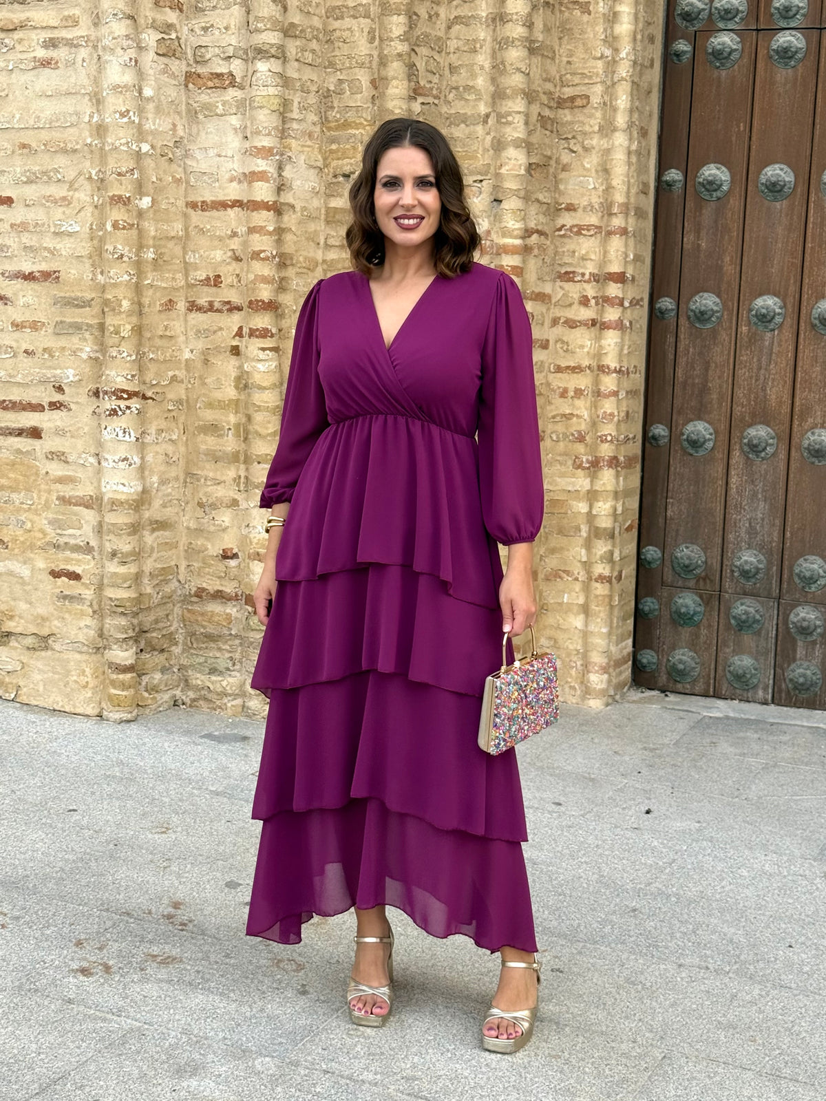 Vestido Salomé Buganvilla