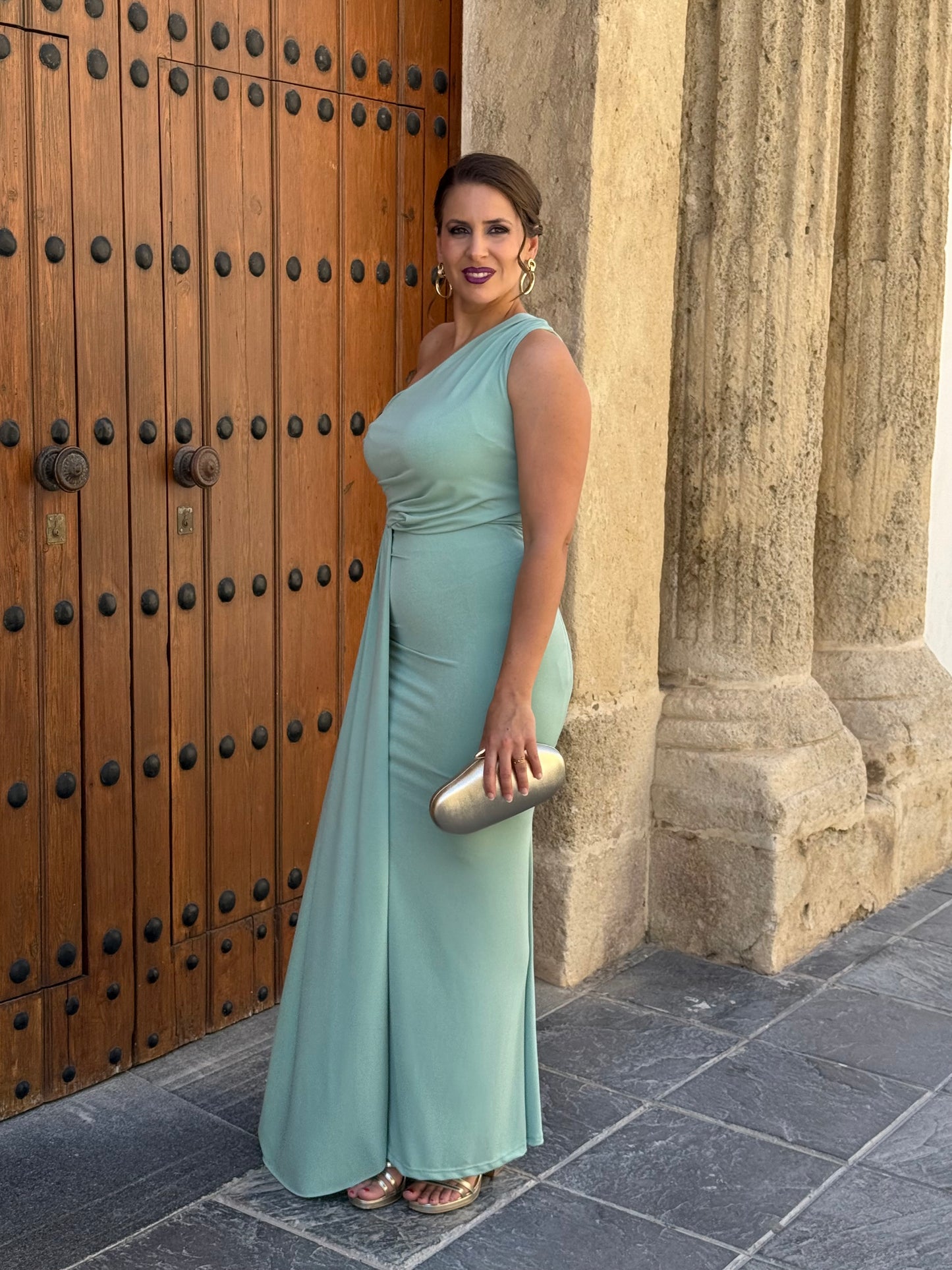 Vestido Salma Agua Marina