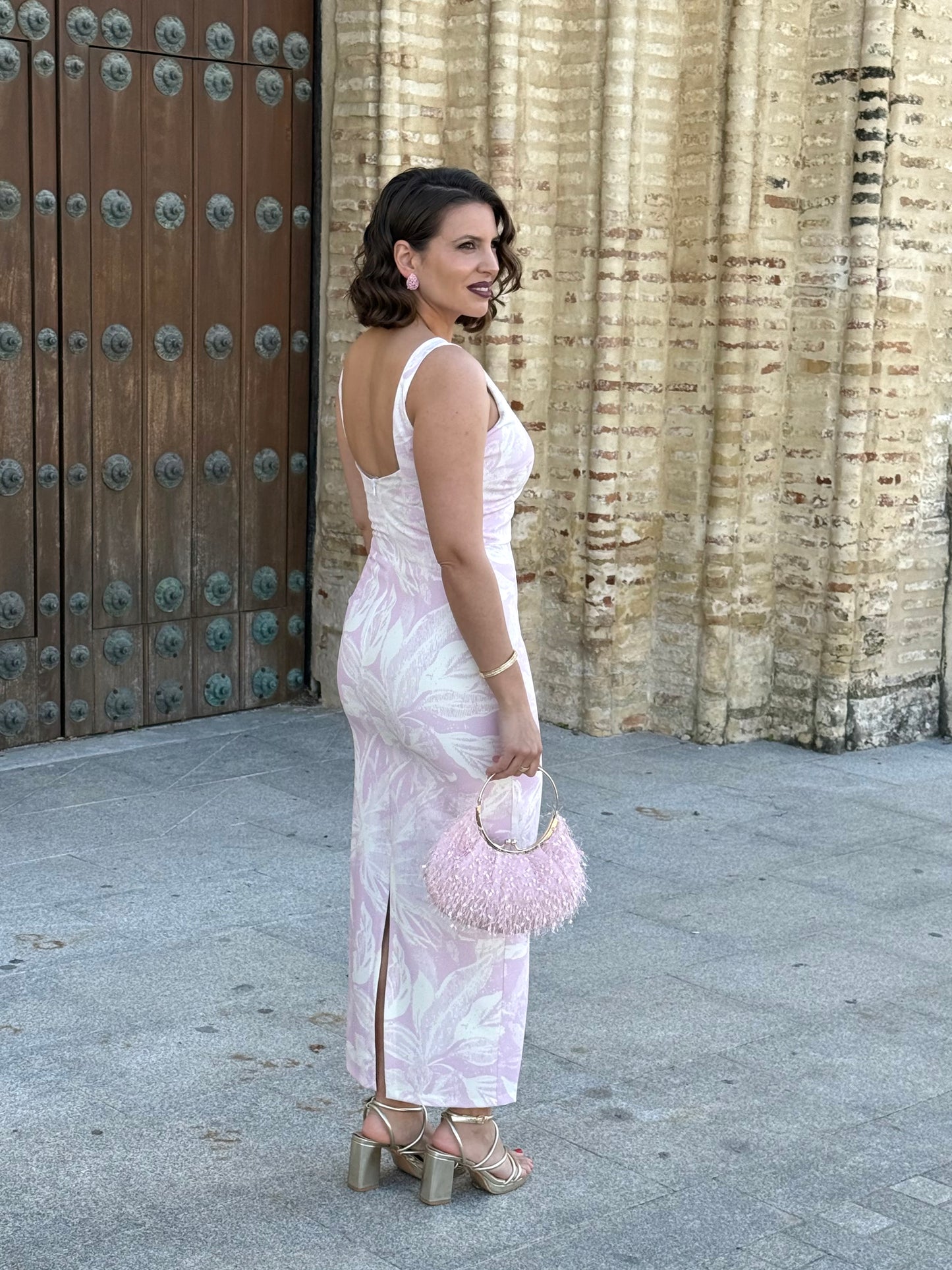 Conjunto Jacquard Aura Rosa
