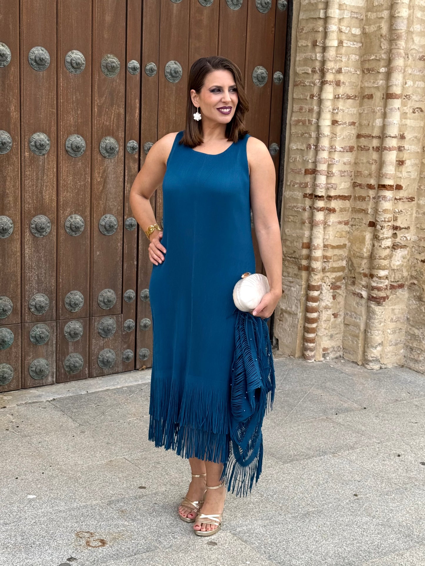 Vestido Soraya Petróleo
