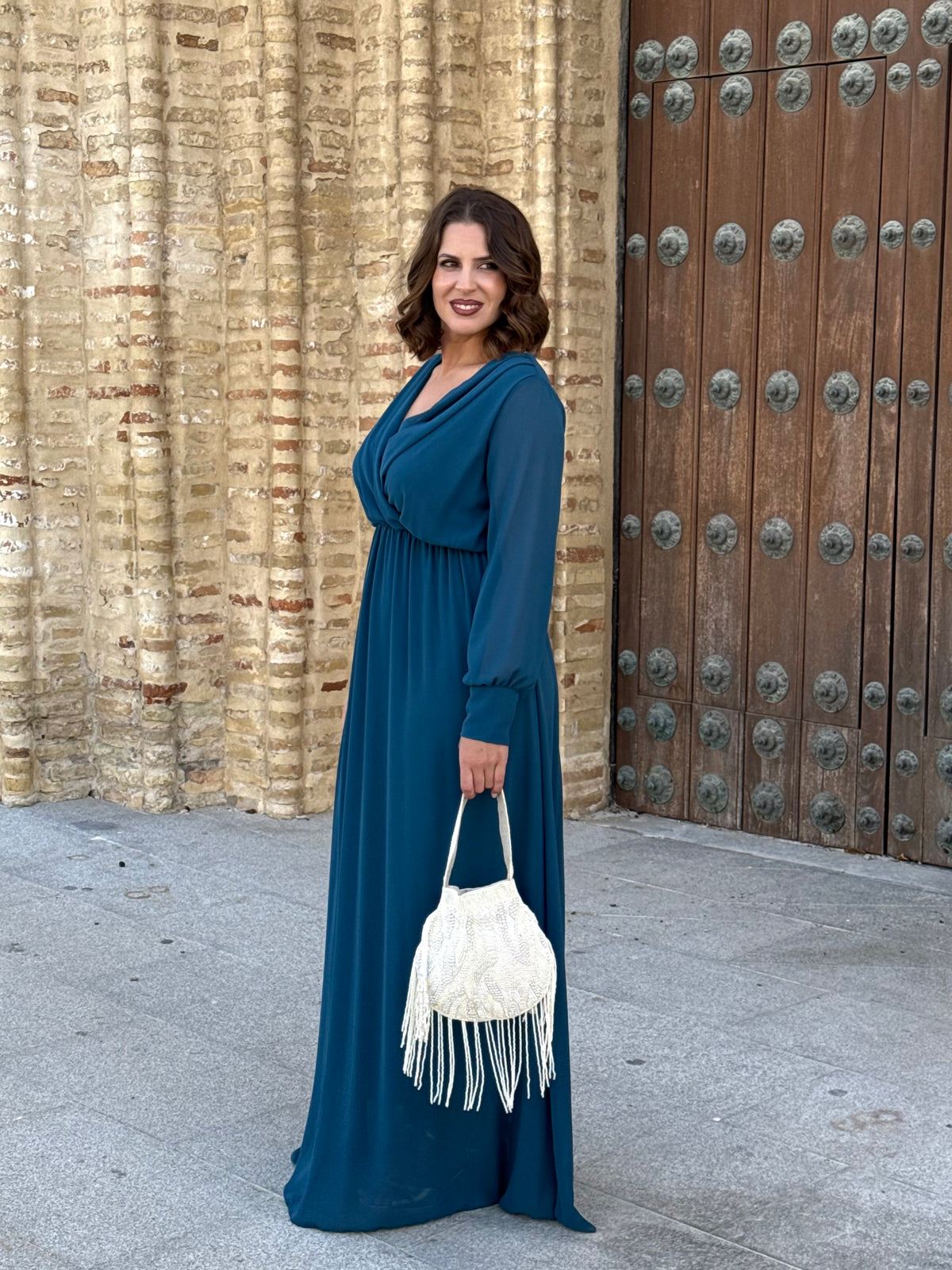 Vestido Ágata Petróleo