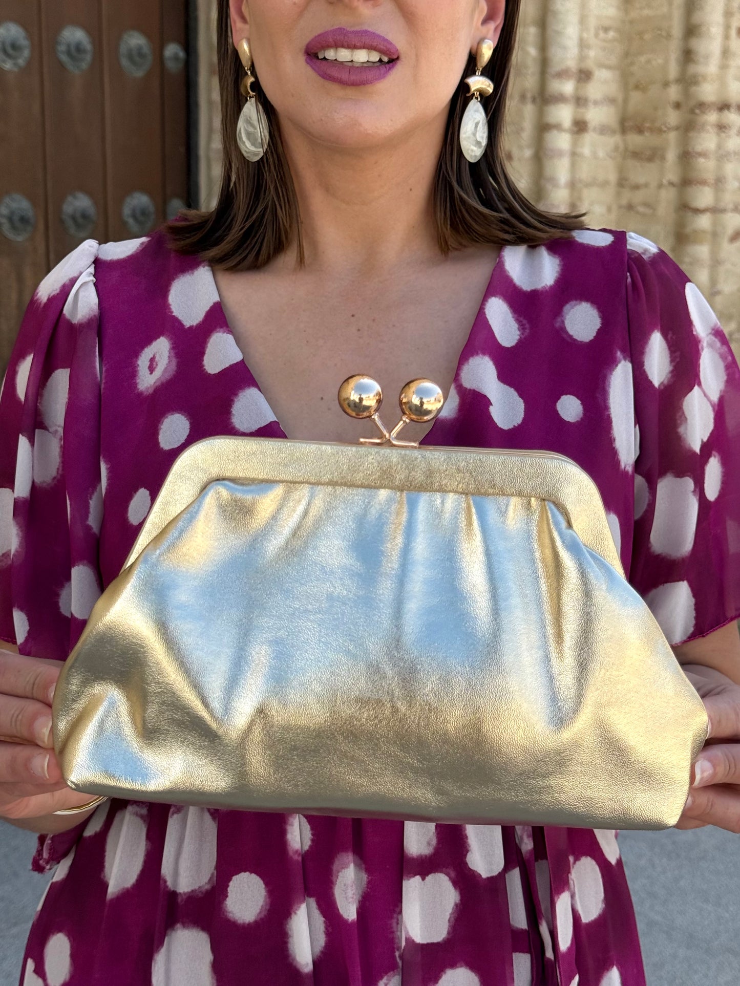 Bolso Elena Dorado