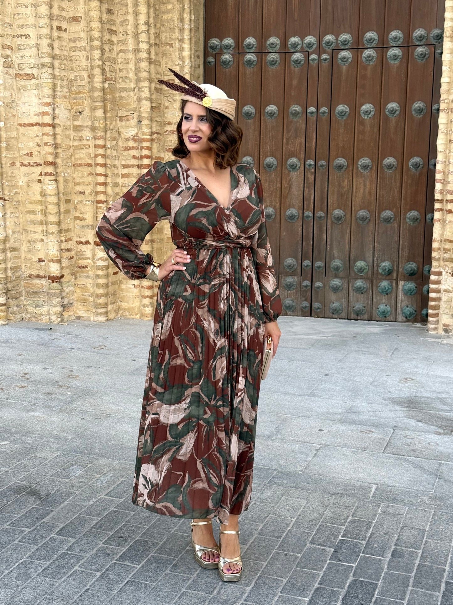 Vestido Nadia Marrón