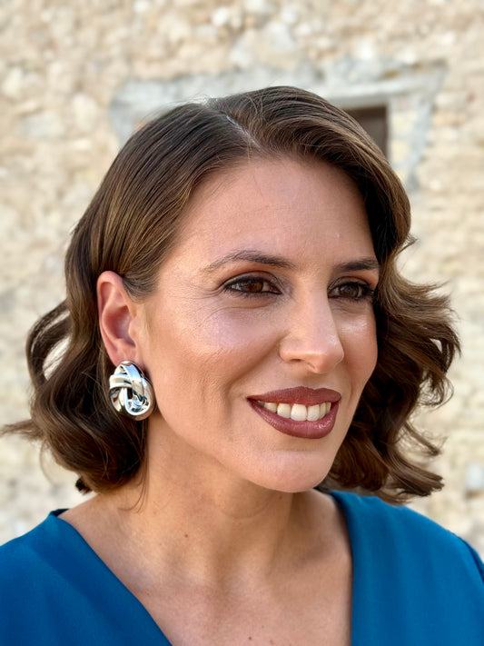 Pendientes Cloe G Plata