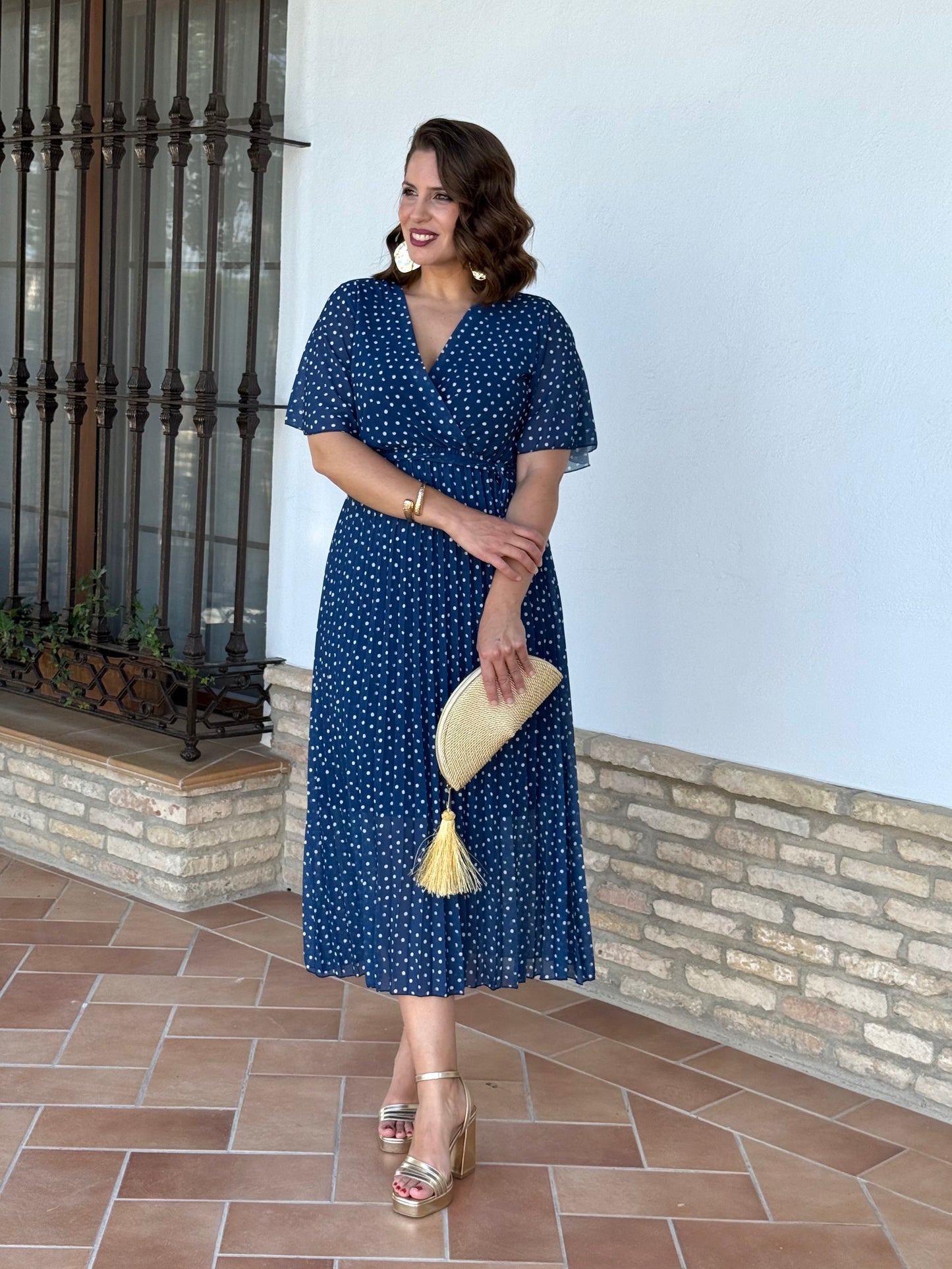 Vestido Talina Lunar azul
