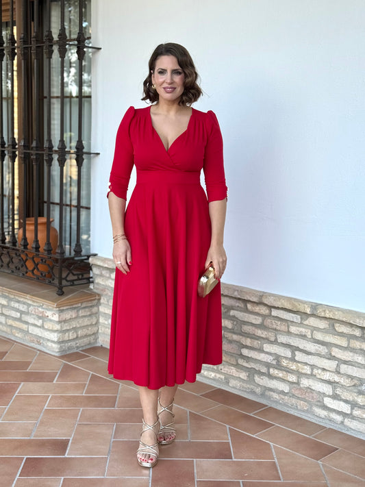 Vestido Yanet Rojo