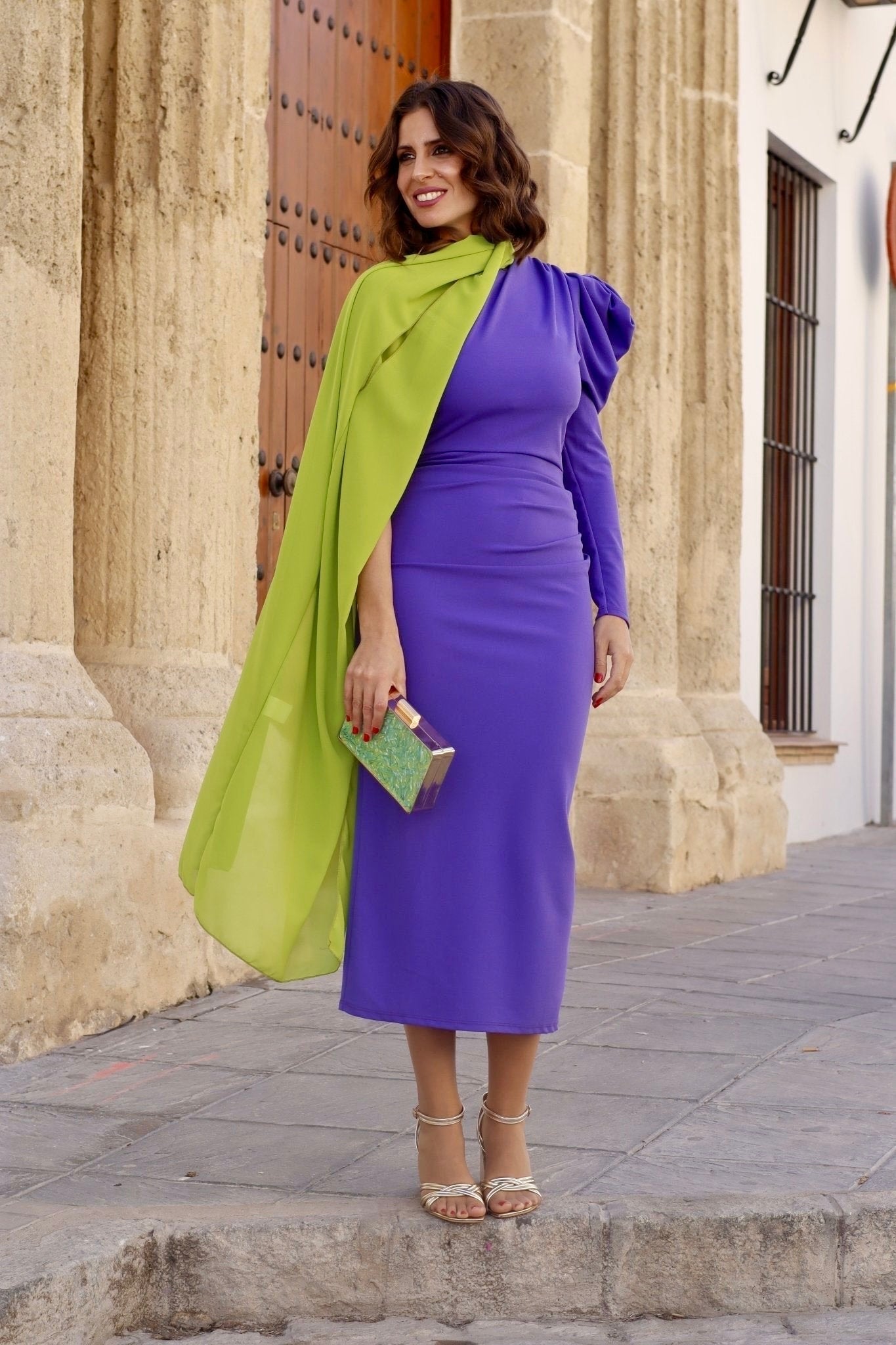 Vestido Jasmín Morado