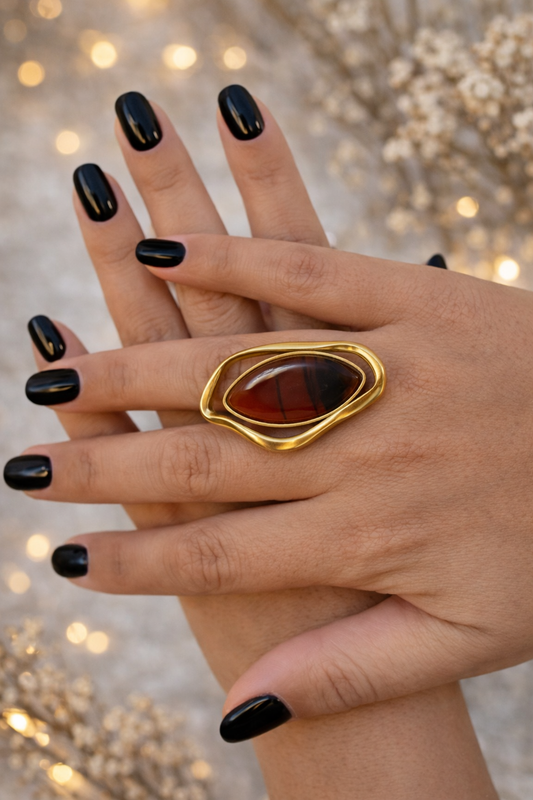 Anillo Sáhara Marrón