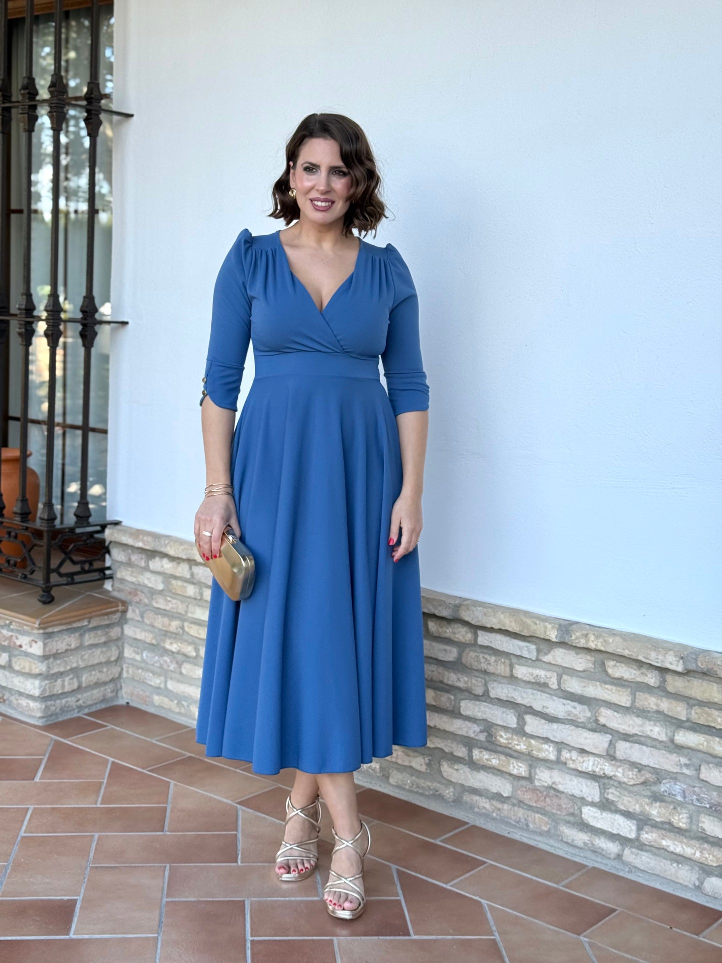 Vestido Yanet Azul