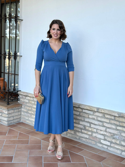 Vestido Yanet Azul