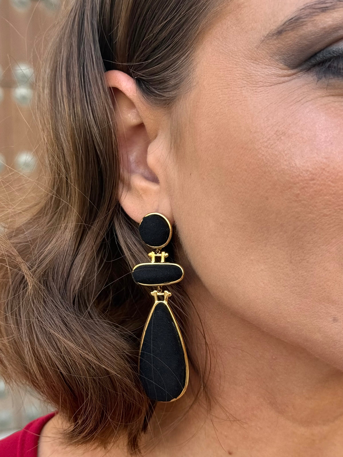 Pendientes Tula Negro
