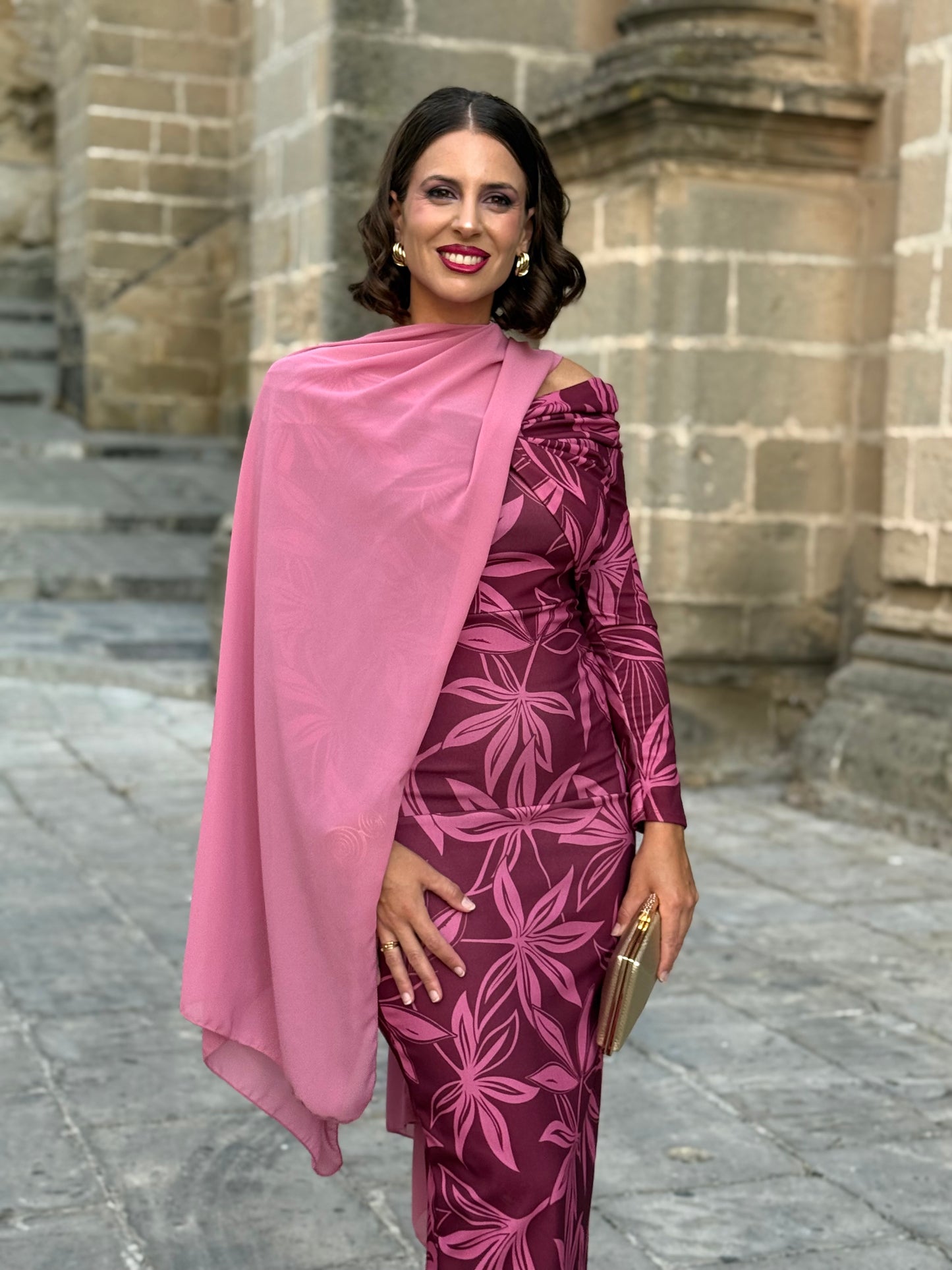 Capa de Gasa Rosa