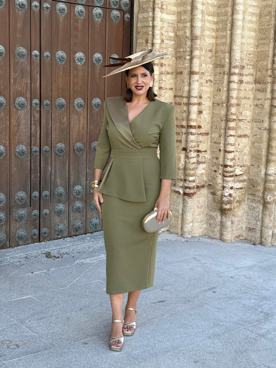 Vestido Davinia Verde Oliva