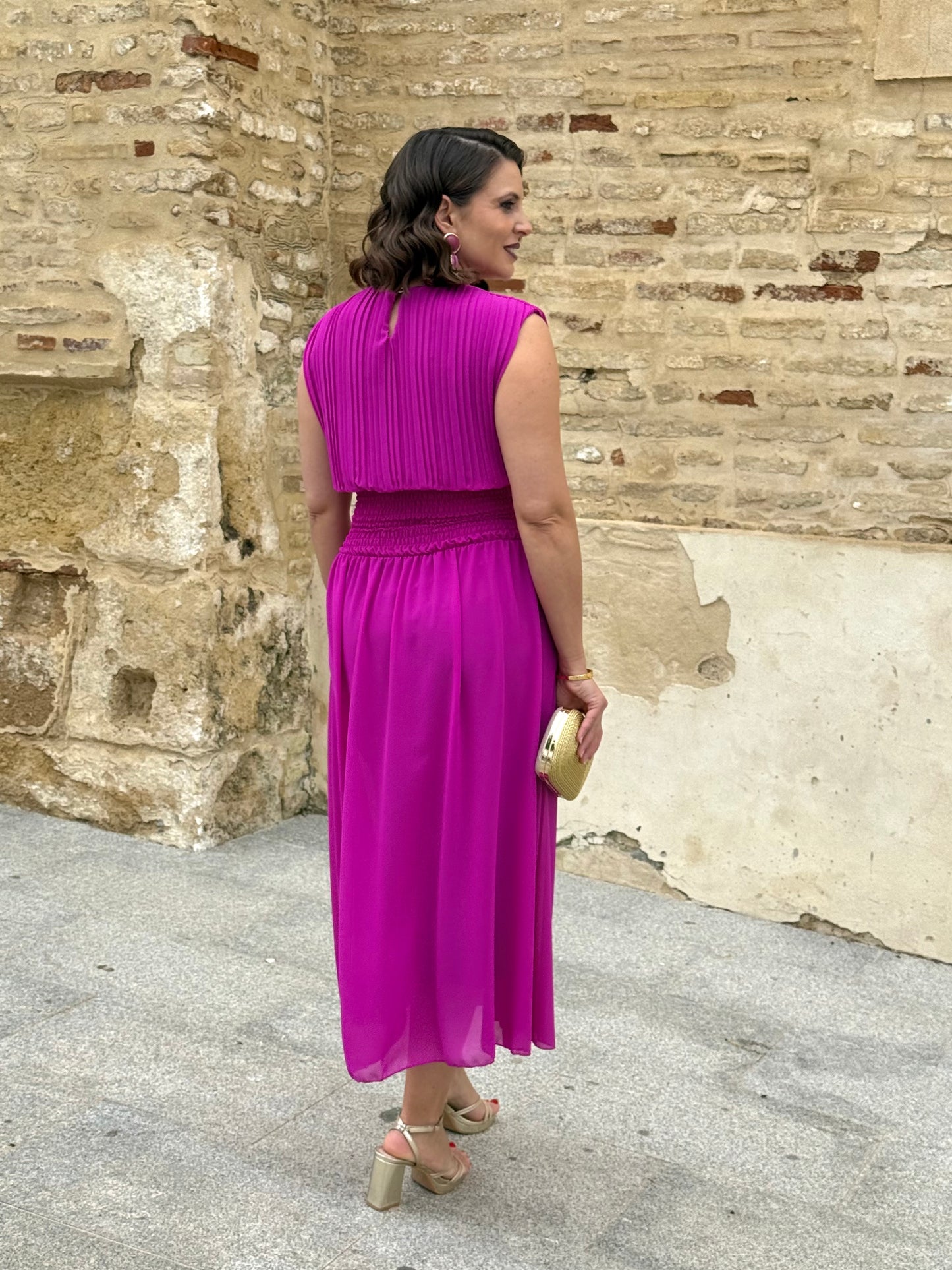 Vestido Nael Buganvilla