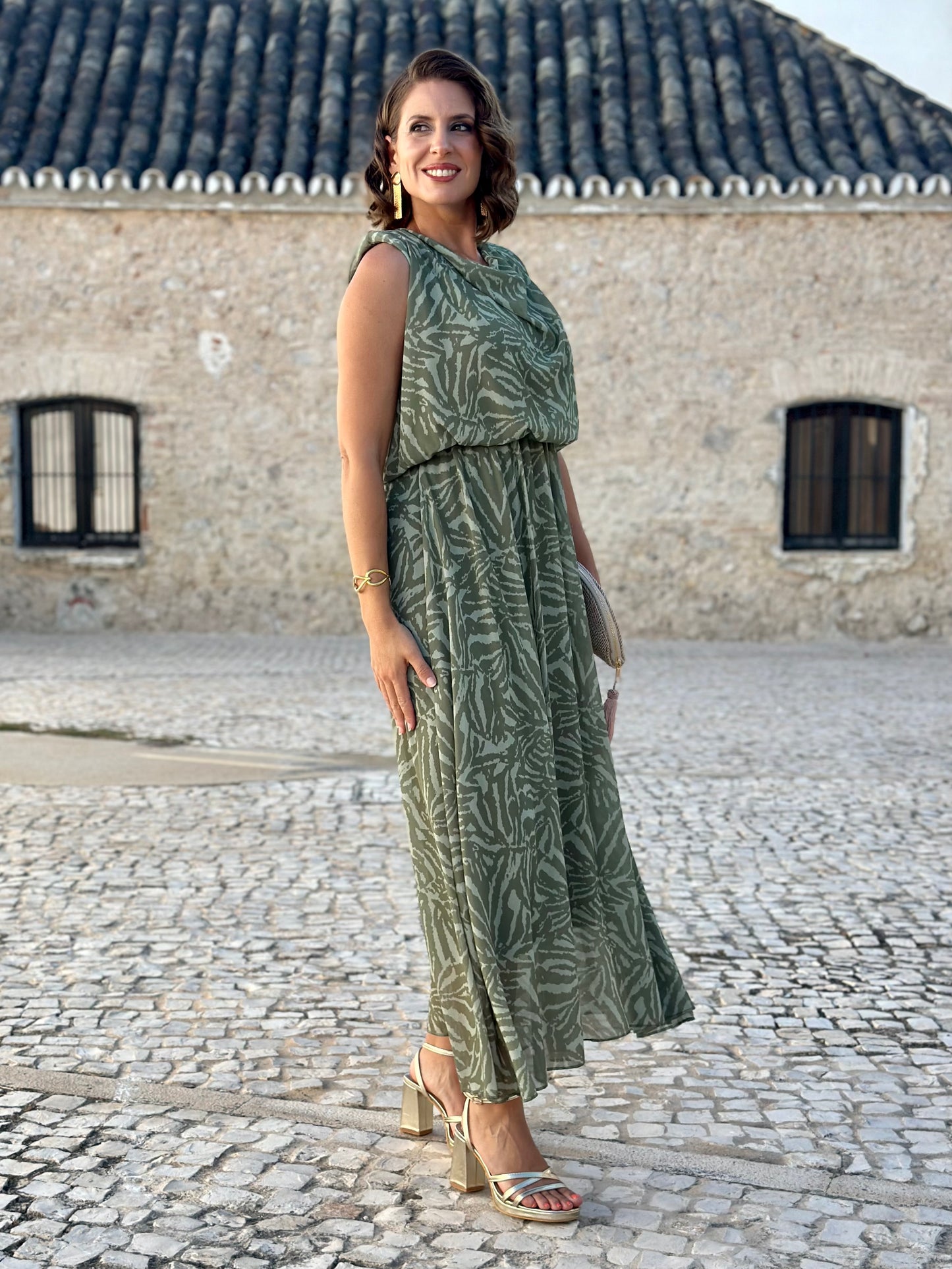 Vestido Bombay Kaki