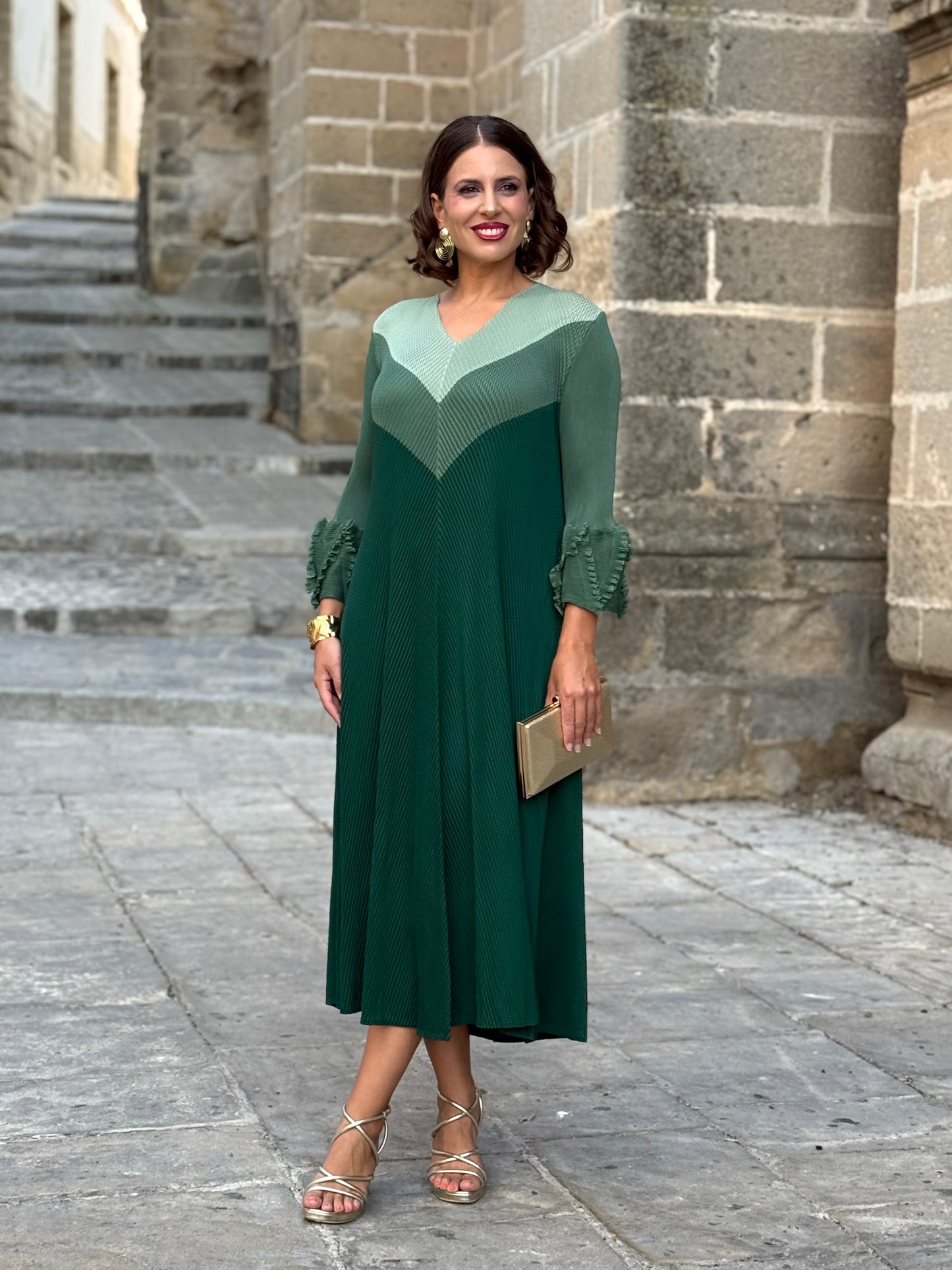 Vestido Esmeralda Verde