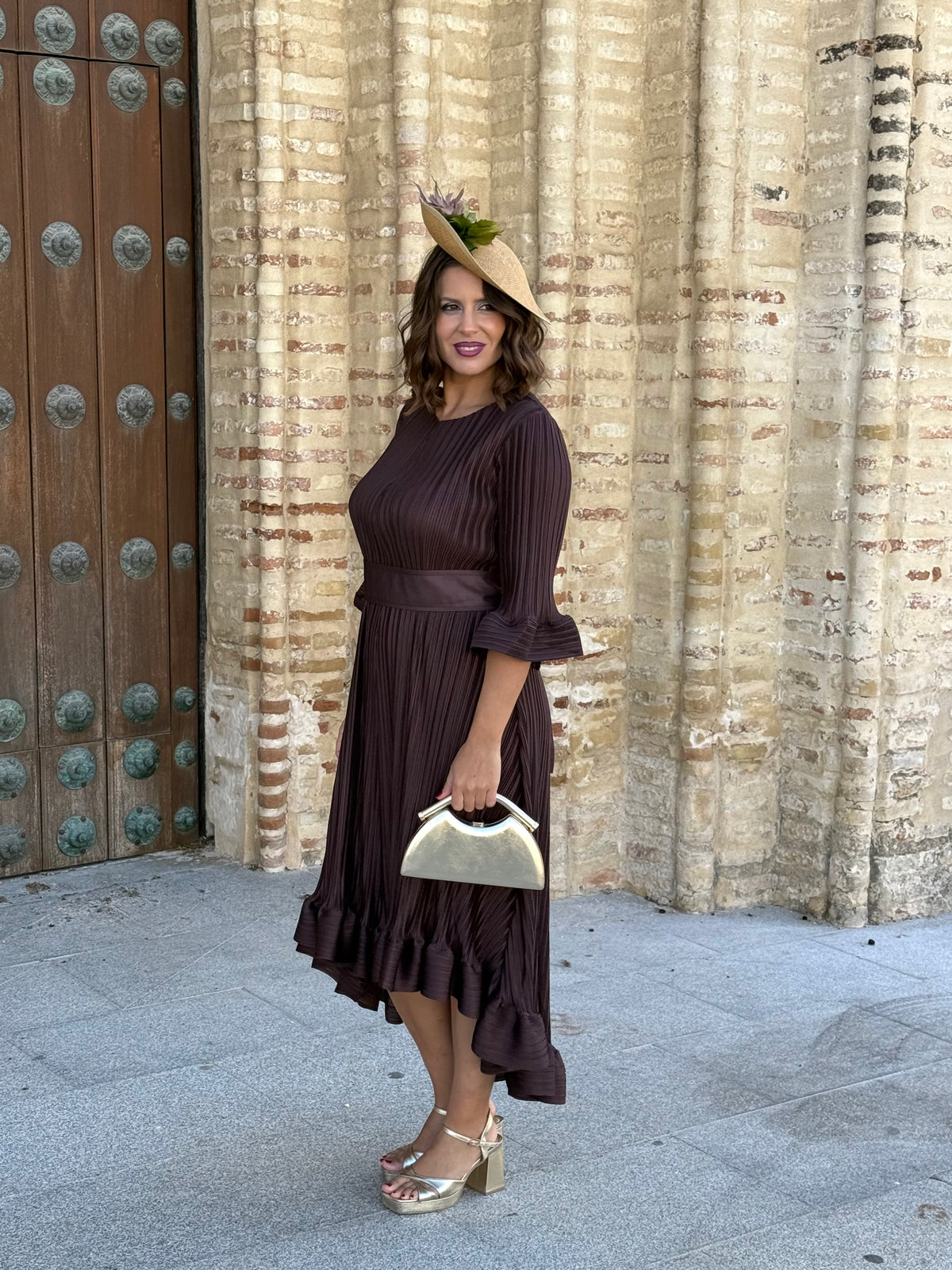 Vestido Nerja Marrón