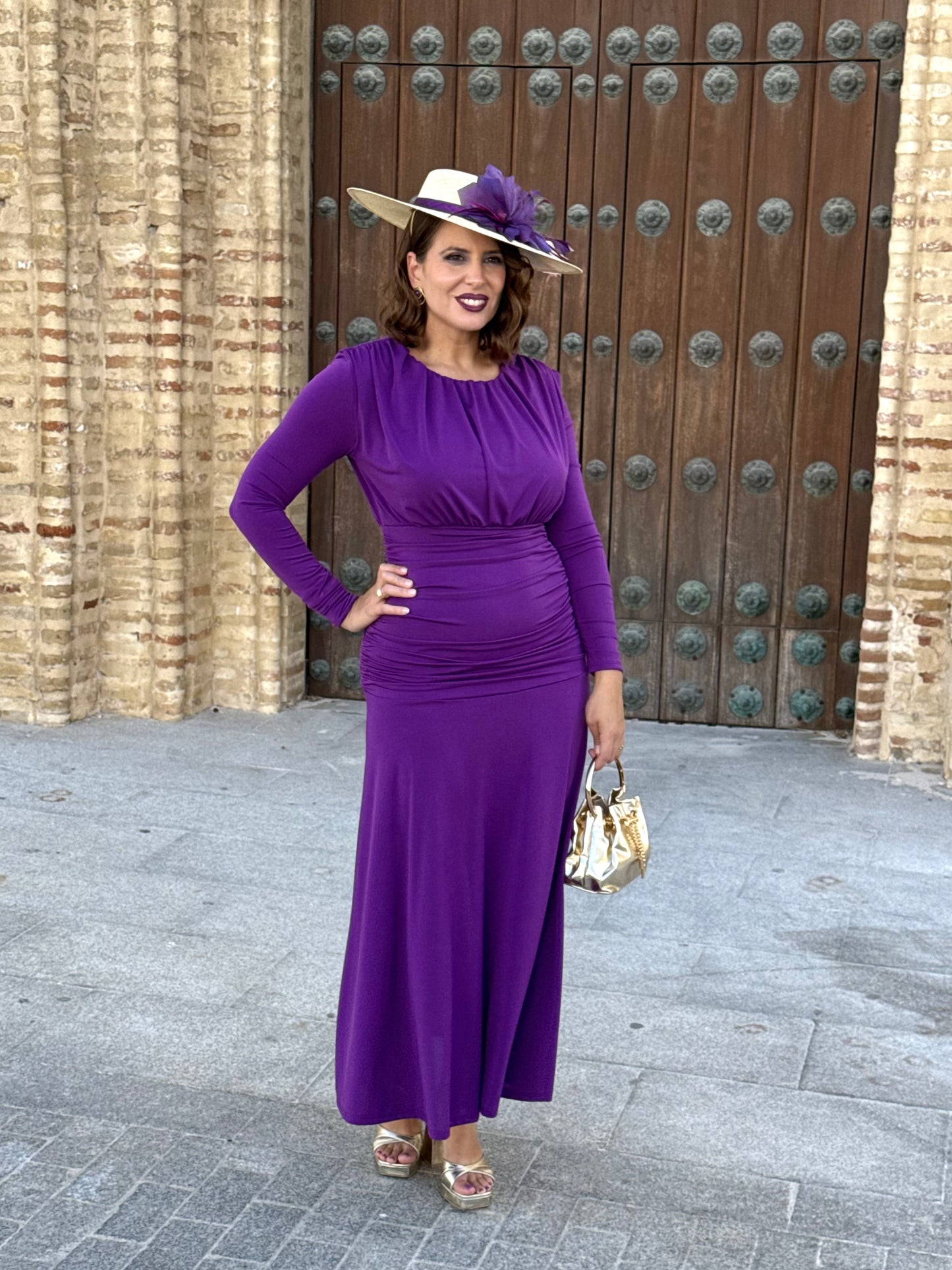Vestido Burano Morado
