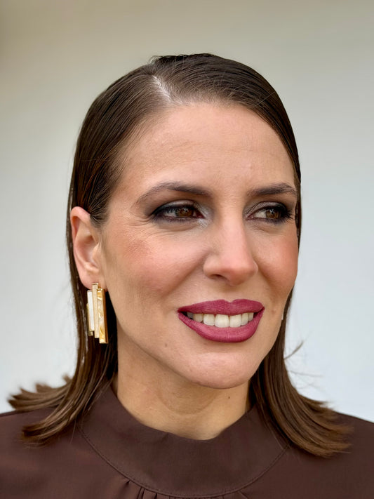 Pendientes Egipto Beige